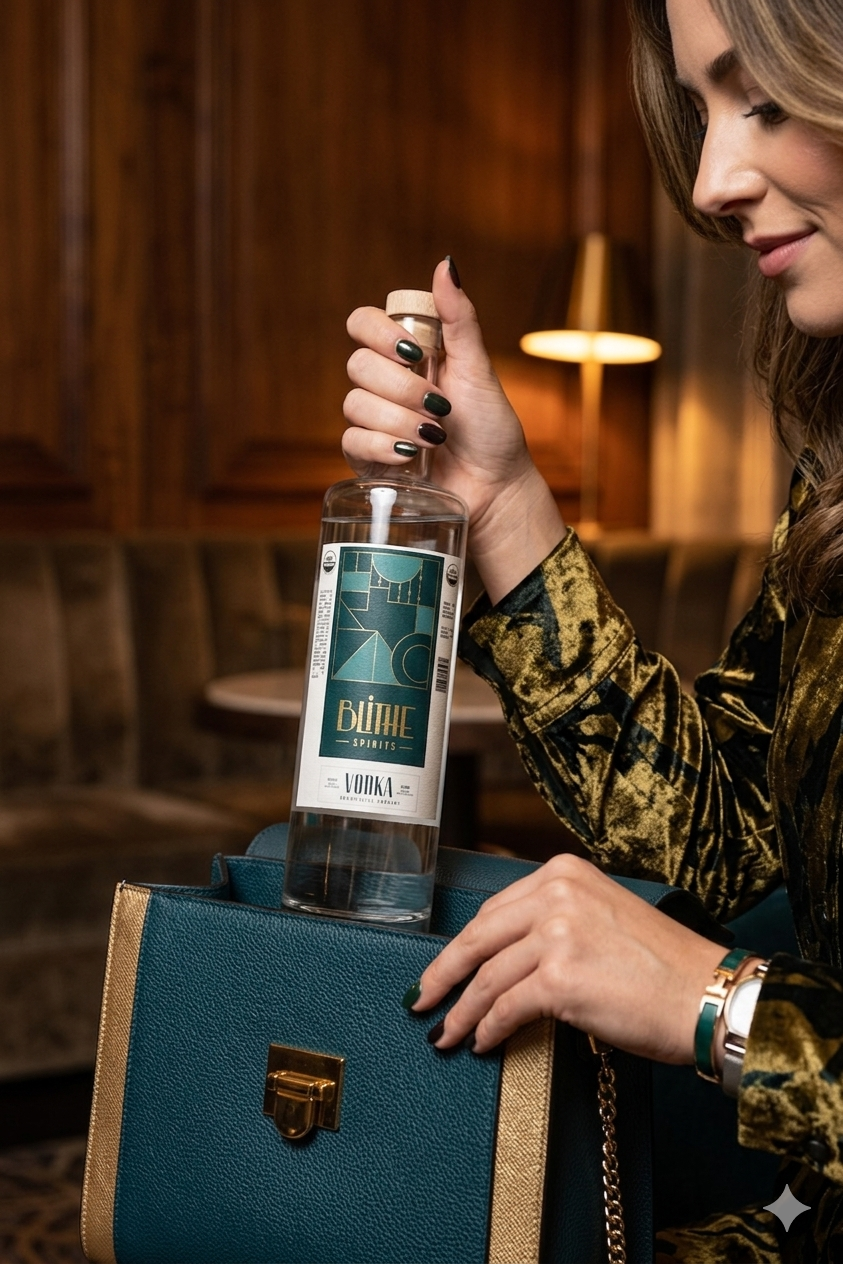 Blithe Spirits Vodka – purse essential 