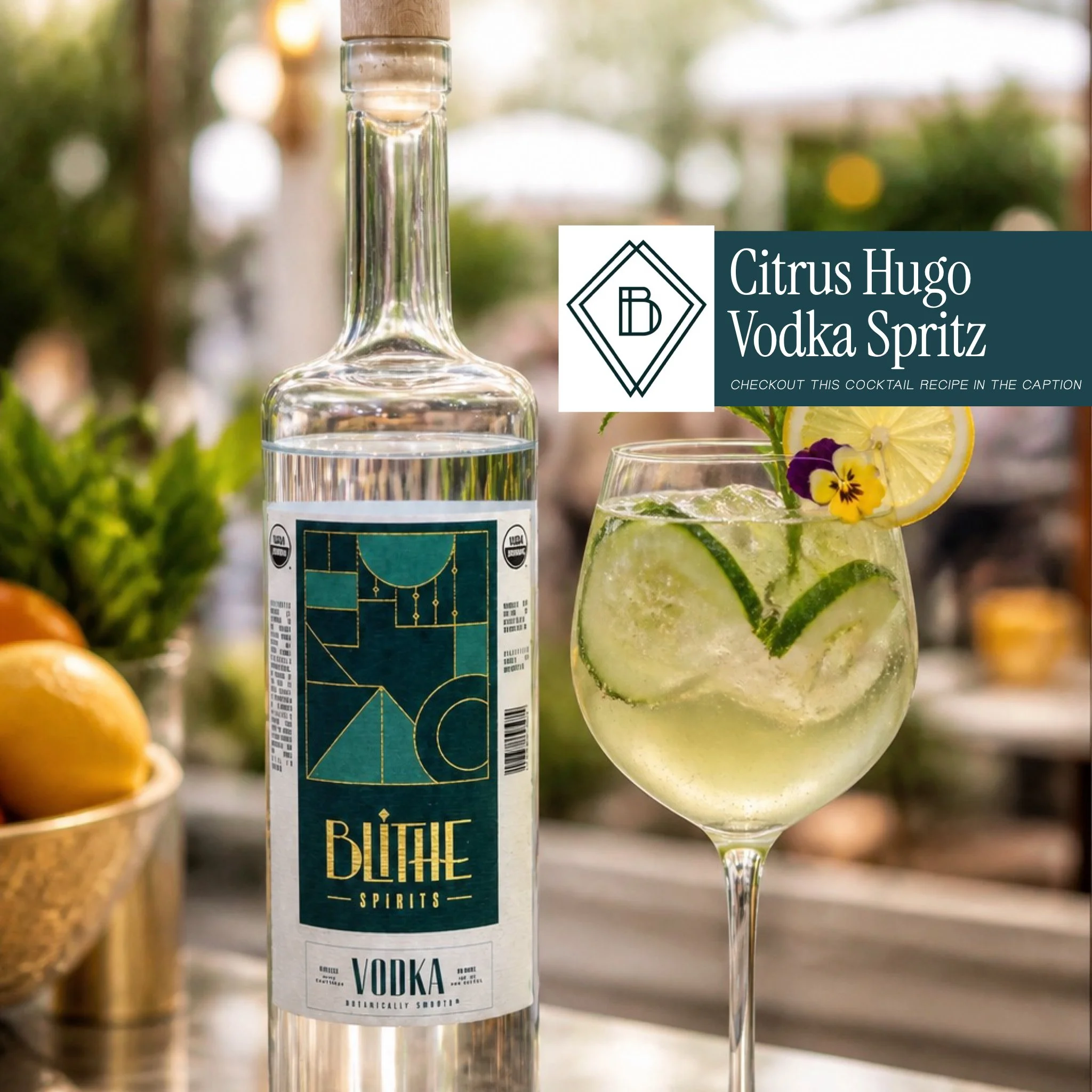Blithe Spirits - Citrus Hugo Vodka Spirtz