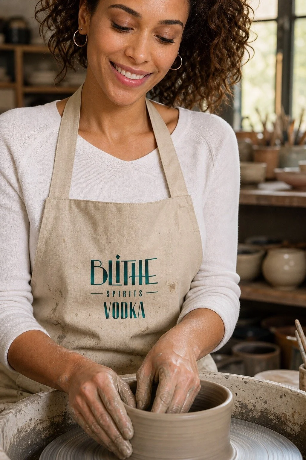 Blithe Spirits Vodka - Organic Makers Apron