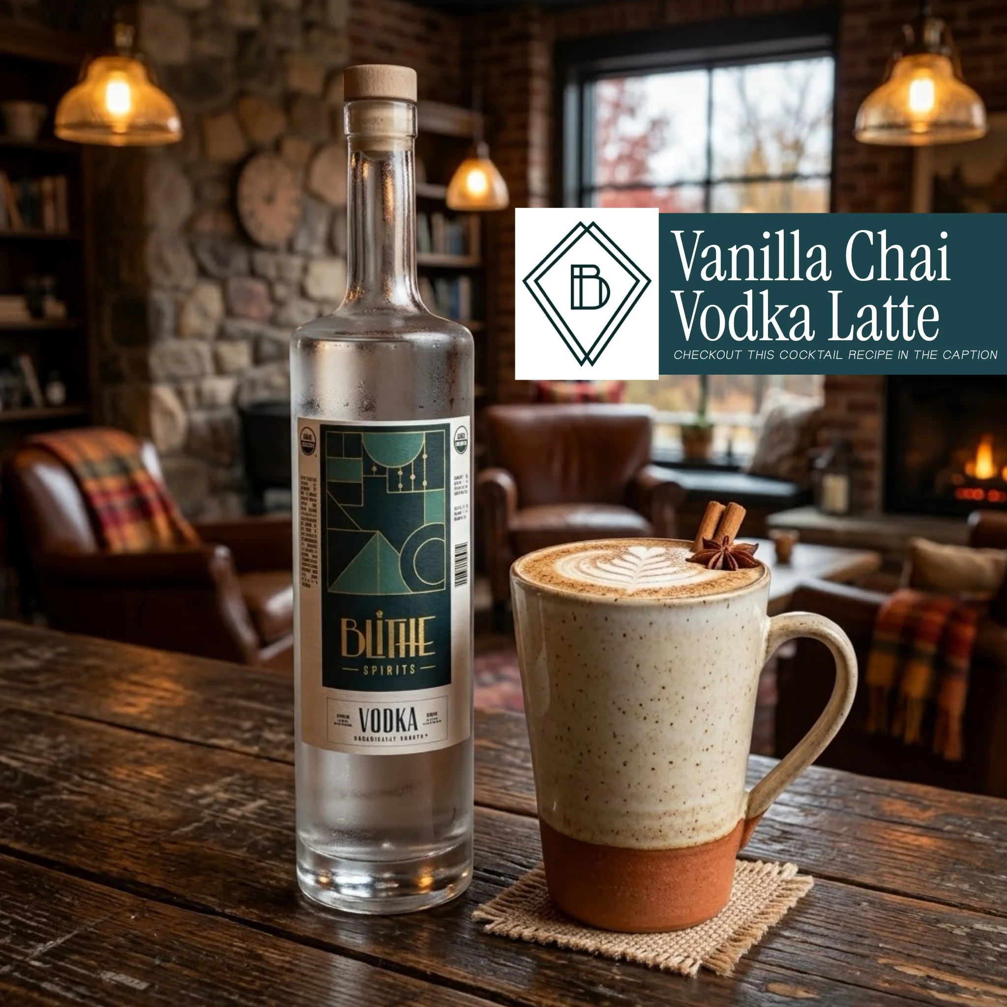 Blithe Spirits - Vanilla Chai Vodka Latte