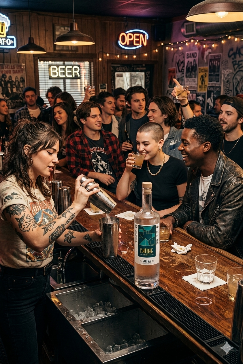 Blithe Spirits Vodka – Crowded Bar
