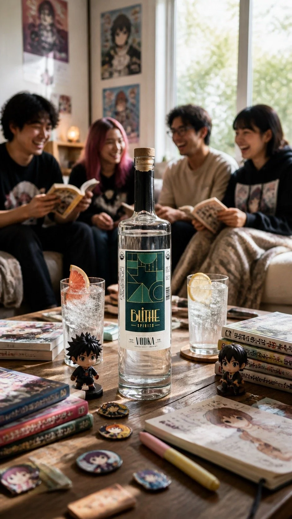 Blithe Spirits Vodka – anime crew
