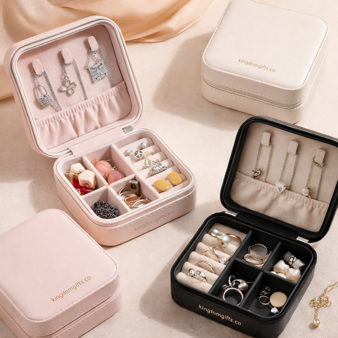 Leather Jewelry Storage Bag