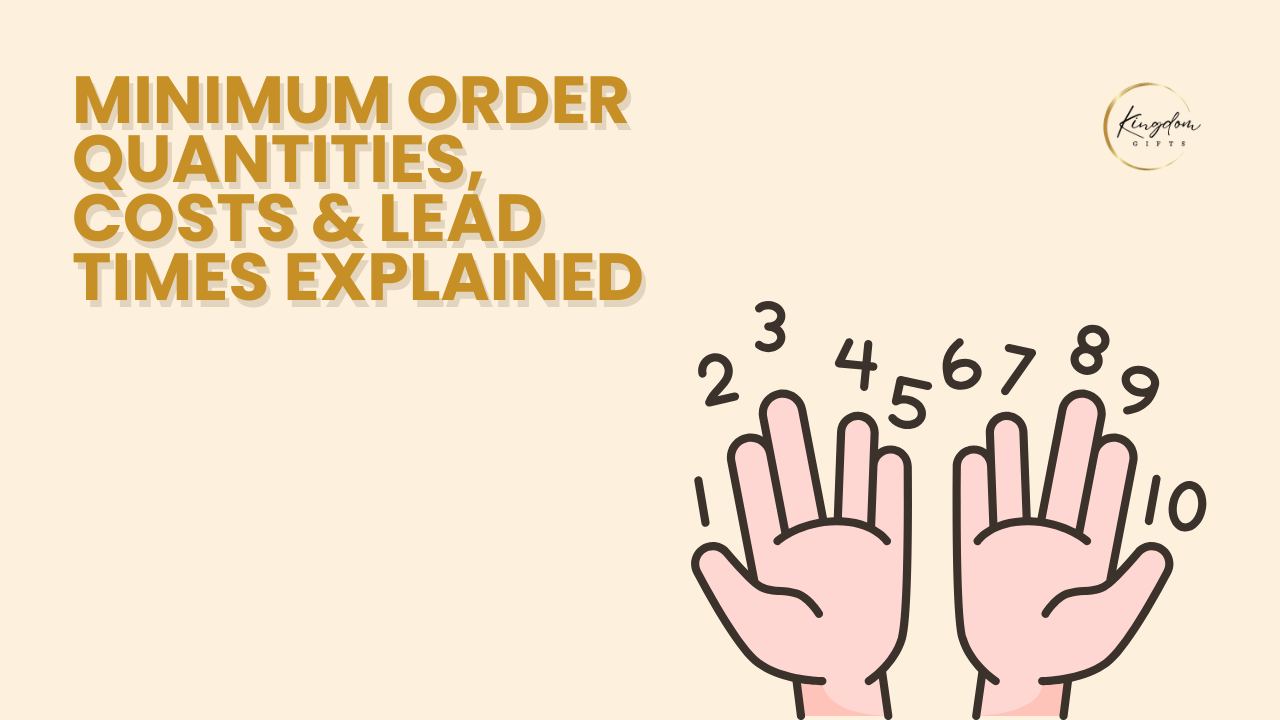 Corporate Gifts in Bulk: Minimum Order Quantities, Costs &amp; Lead Times Explained