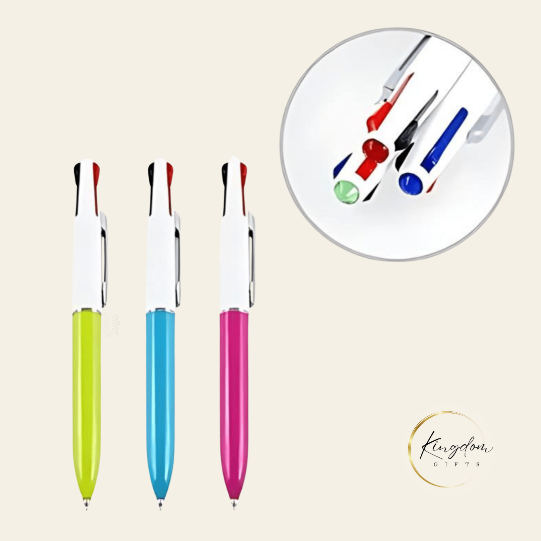 Custom Tri-Colour Pen Singapore | Practical Corporate Gift — kingdomgifts