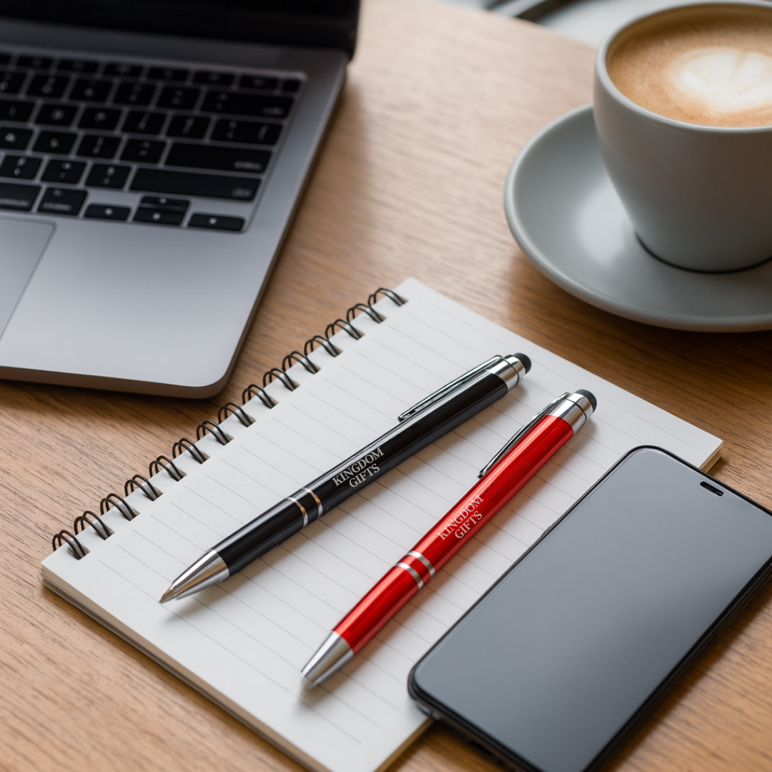 Custom Metal Ballpoint Pen With Stylus _ Singapore Corporate Gift Supplier.png