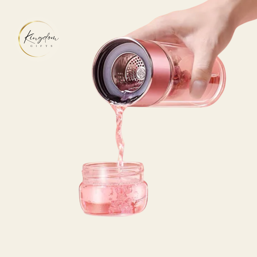 Custom Double Wall Tea Infuser Bottle (280ml) | Unique Corporate Gifts ...
