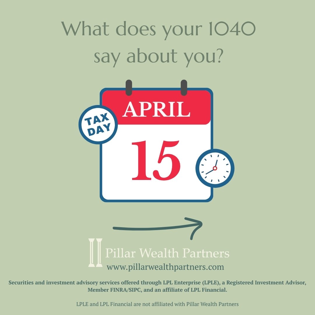 ~Happy Tax Day~

Your 1040 isn't just a tax form &mdash; it's a financial blueprint. 

Most people hand it to their accountant and forget about it. But your CFP? We use it to find opportunities hiding in plain sight.

Swipe to see what your return is