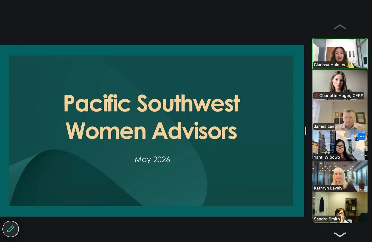 We spent a lot of time celebrating women last week! 

The week was kicked off with Mother&rsquo;s Day. Scroll to see a photo of Nazz and his mom! 

Then Charlotte addressed a distinguished group of financial advisors in California, delivering insight