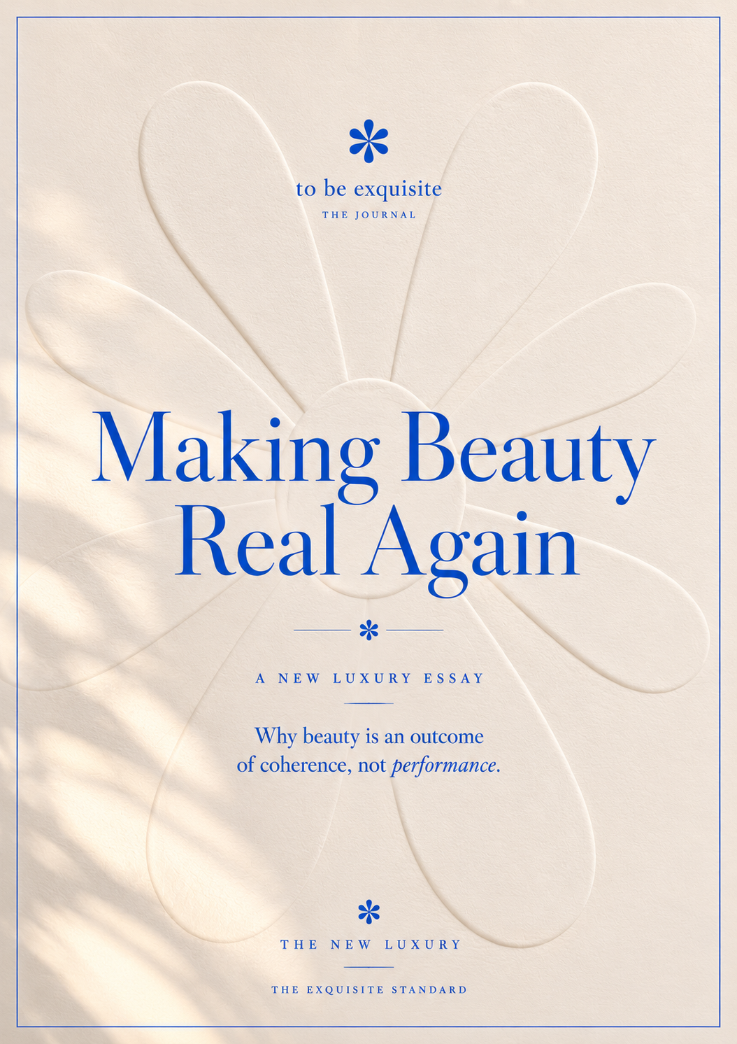 Making Beauty Real Again