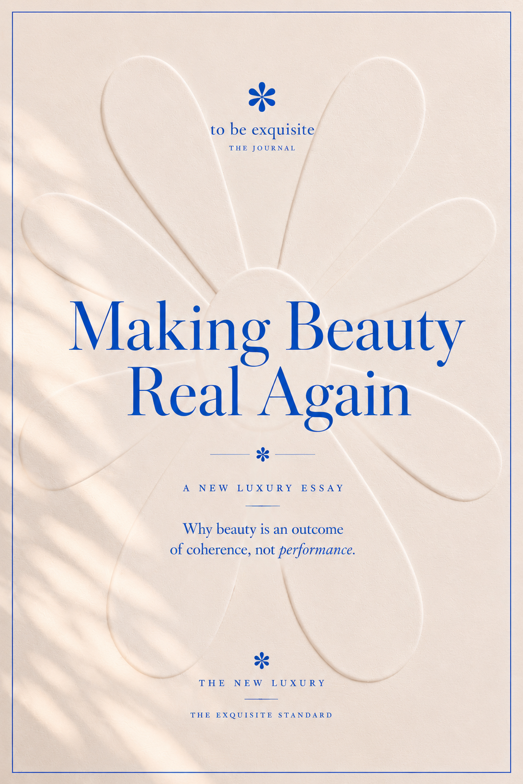 Making Beauty Real Again