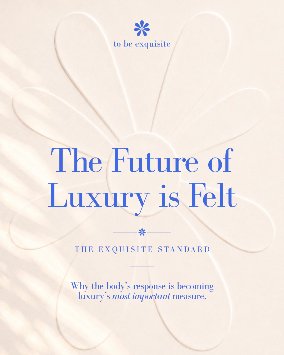 The Future of Luxury is Felt