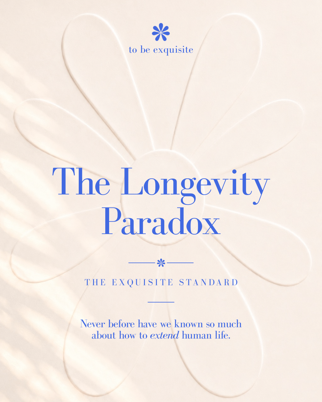 The Longevity Paradox