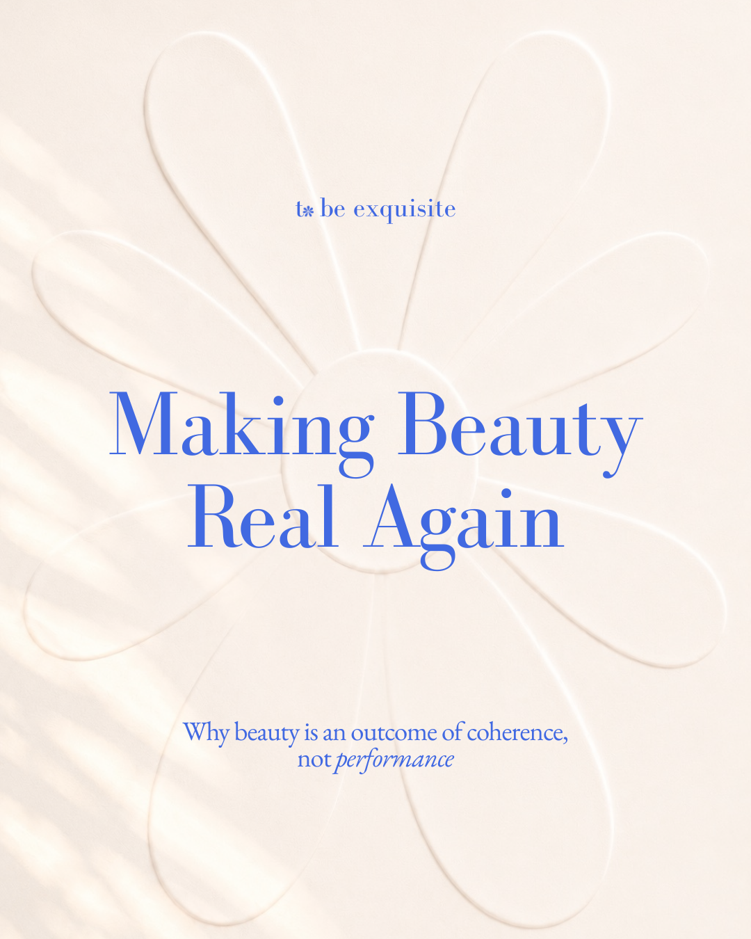 Making Beauty Real Again