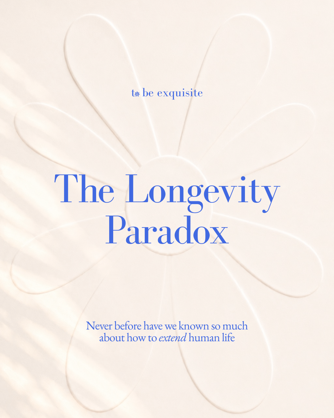 The Longevity Paradox