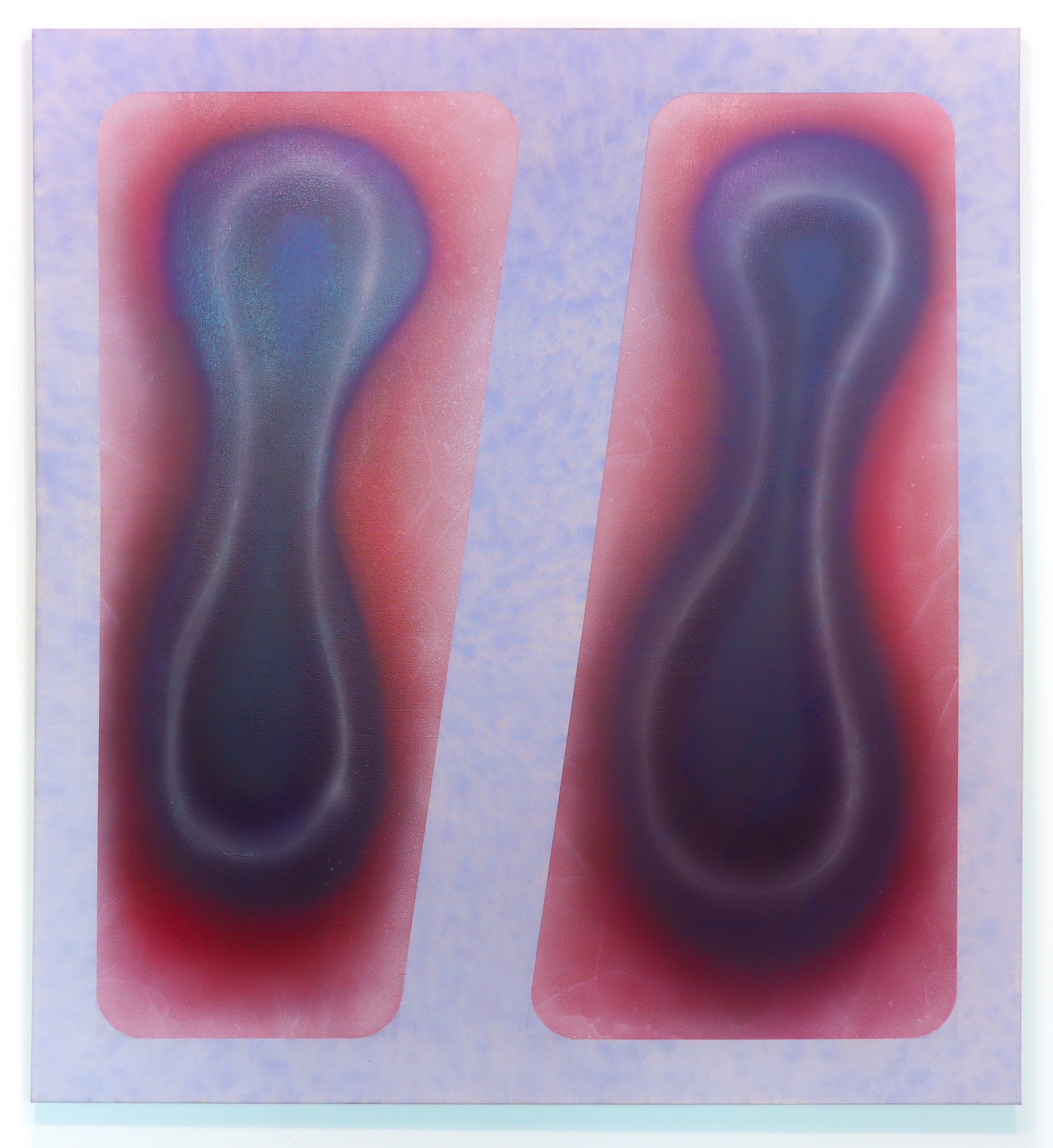 Will Schumacher -
Mitosis, 2025,
Acrylic, airbrush on canvas,
46 x 50 in. 