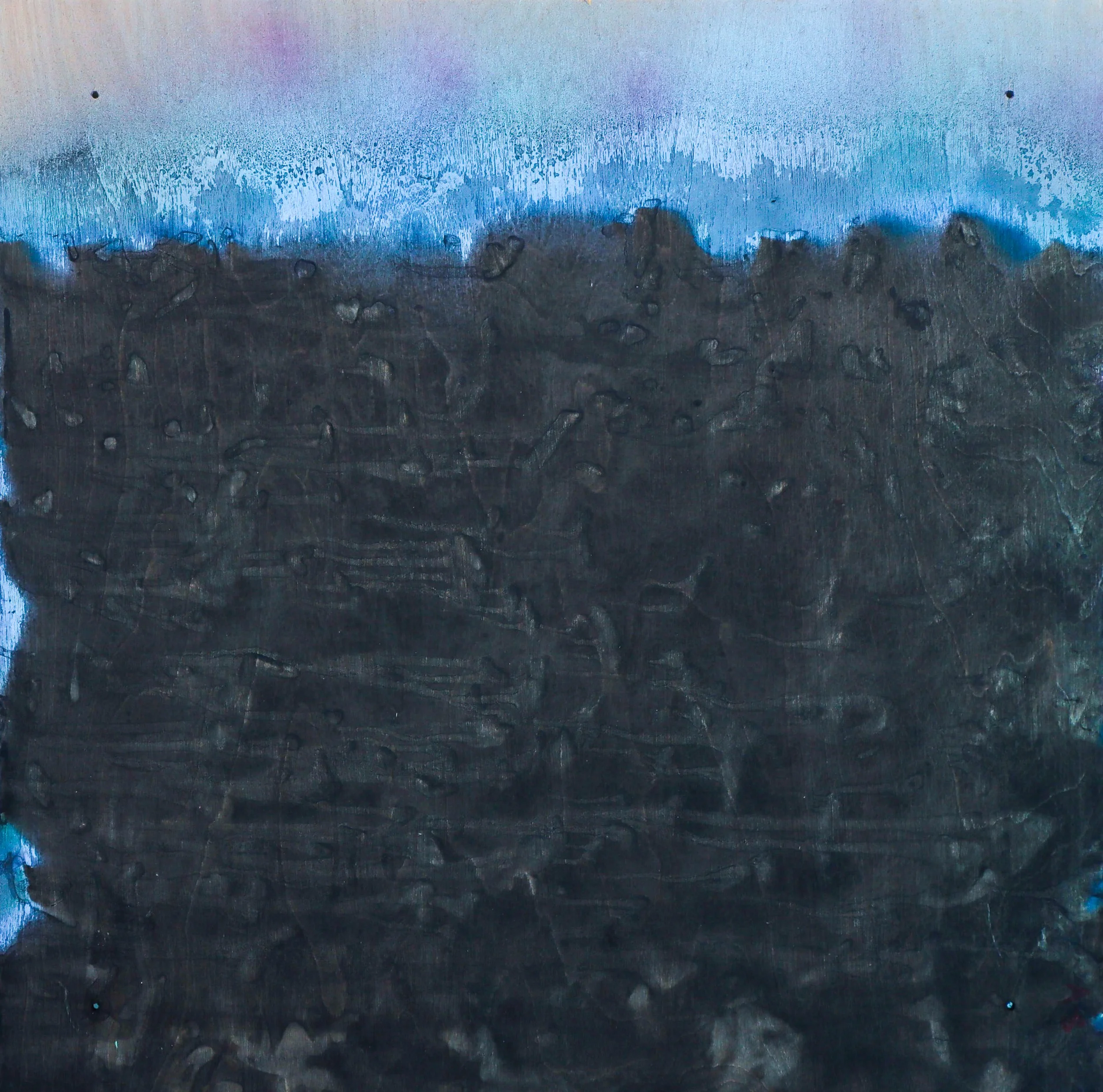 Will Schumacher -
Residue, 2025,
Acrylic on wood,
23 x 23 in. 