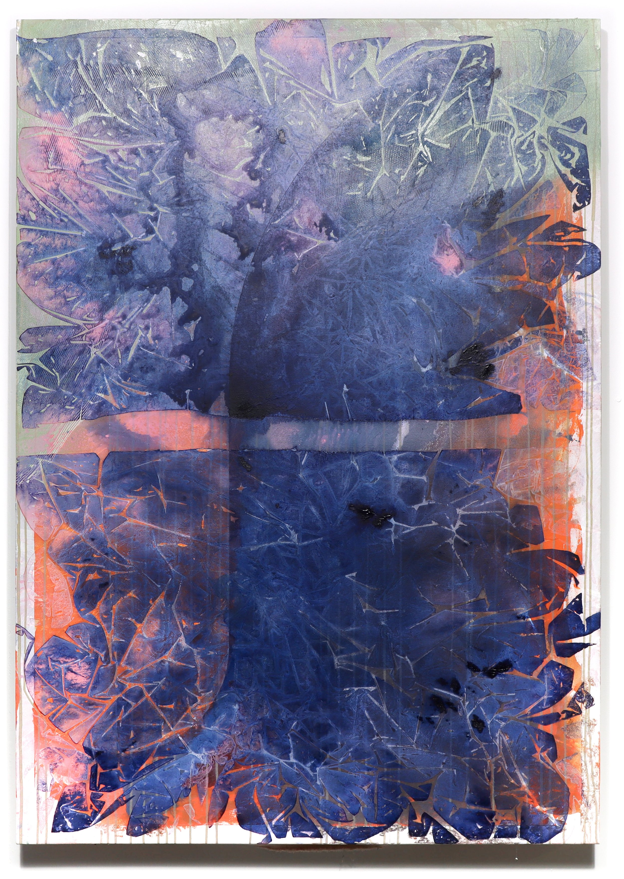 Will Schumacher - 
Murmur, 2025,
Acrylic on canvas,
44 x 62 in. 