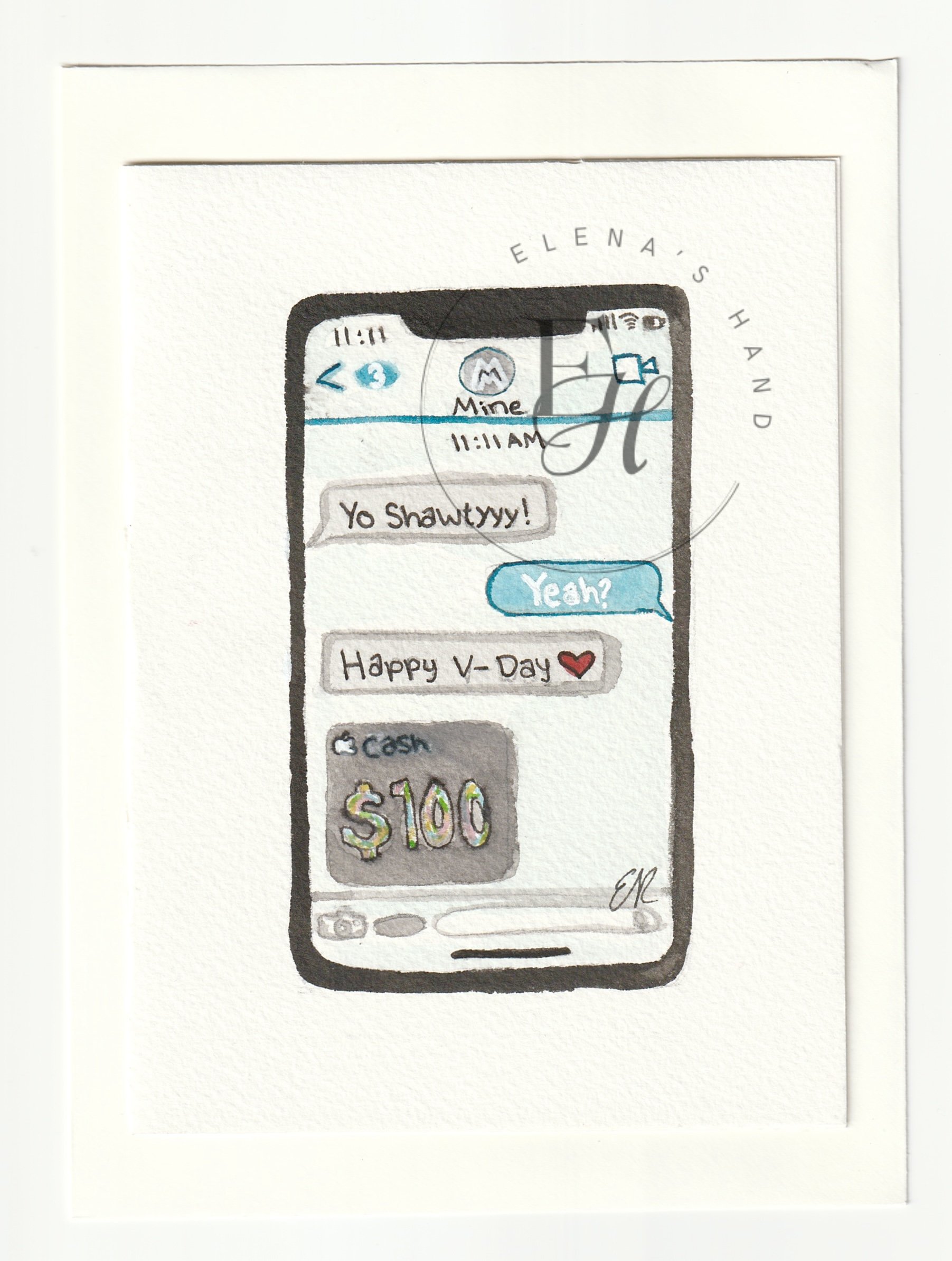 iMessage VDay (Print)