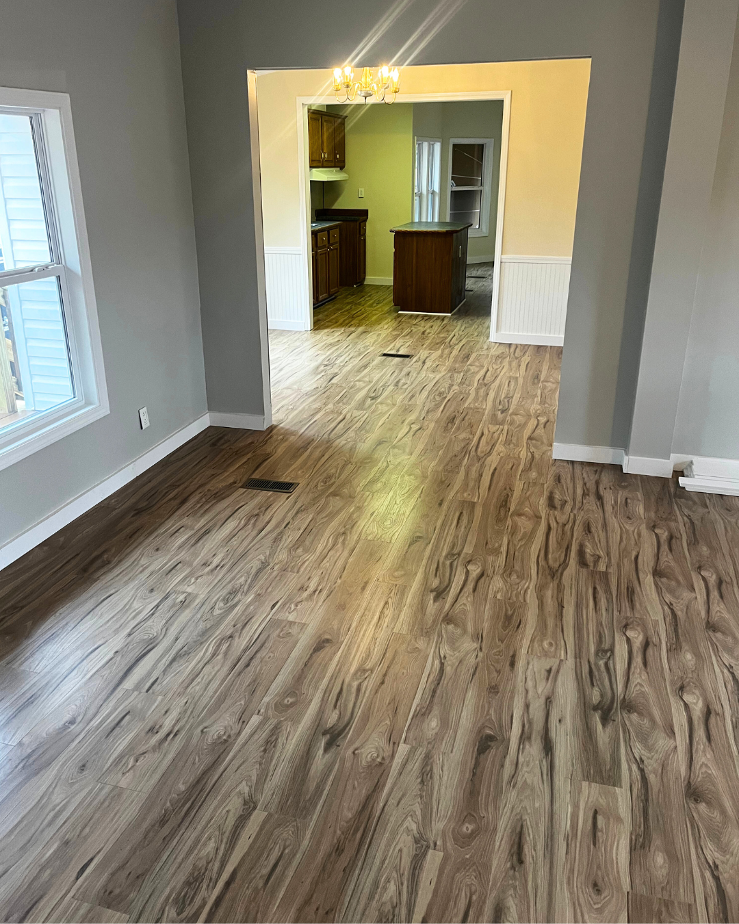 New flooring install