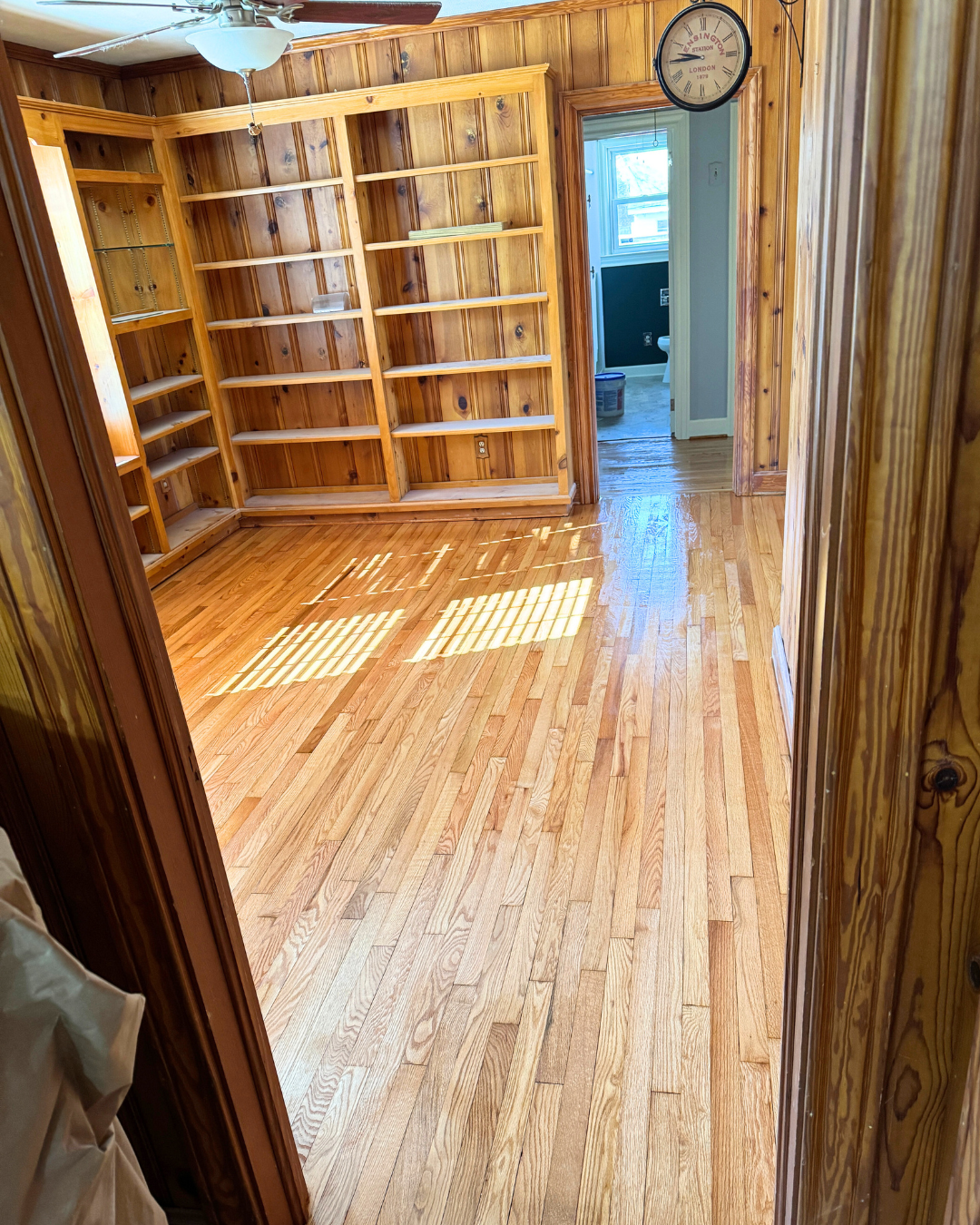 Floor refinishing