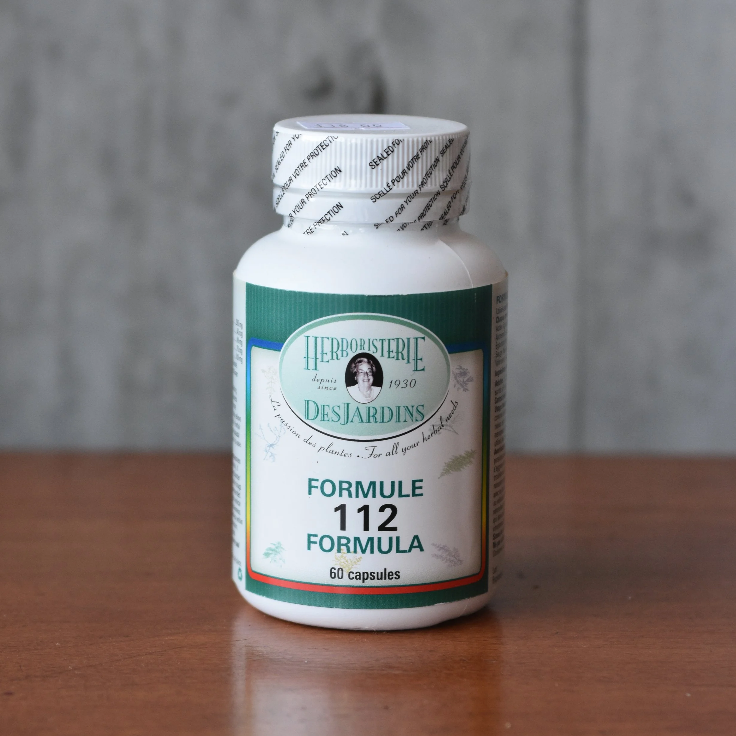 Formule 112 60 Capsules Herboristerie Desjardins