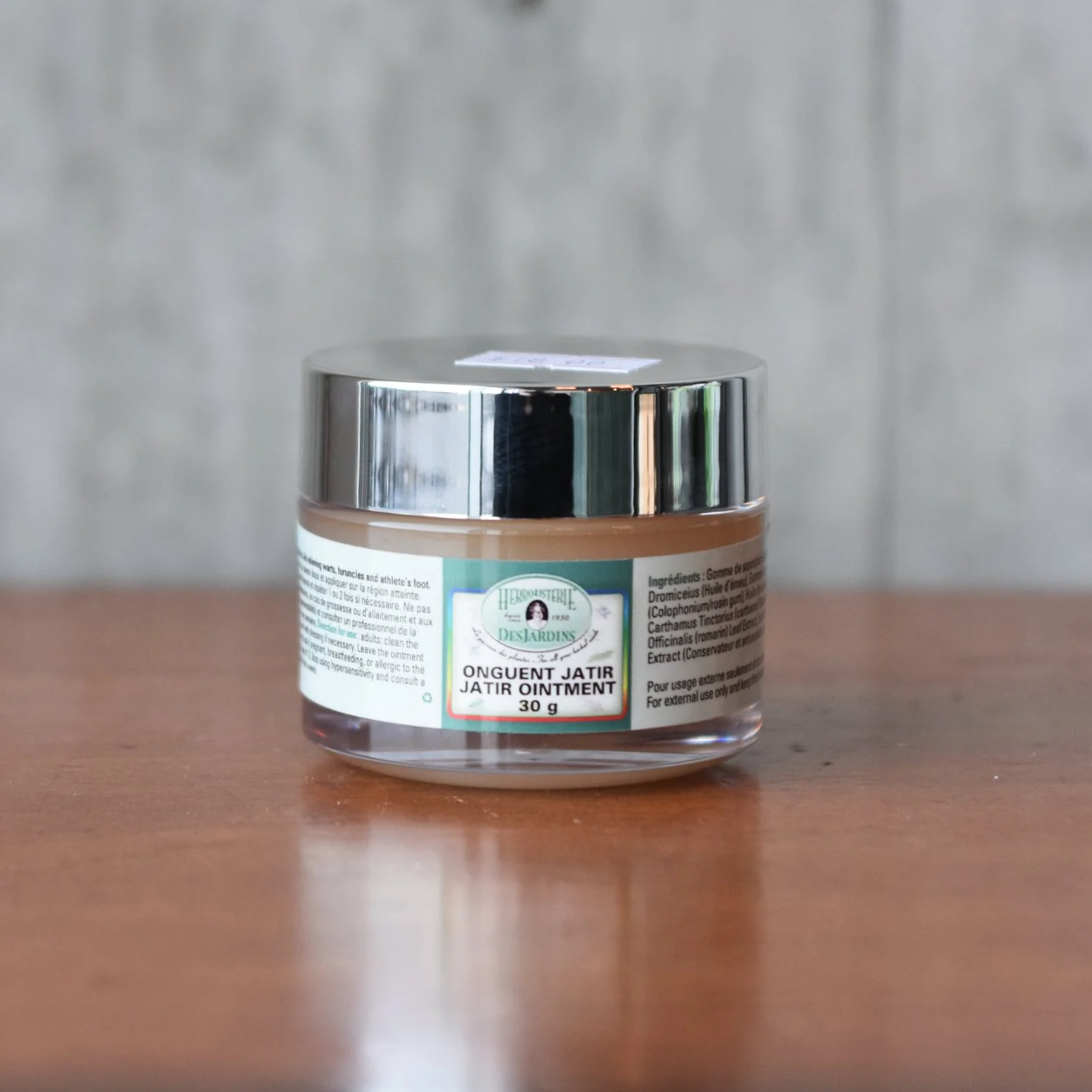 Onguent Jatir 30 g Herboristerie Desjardins
