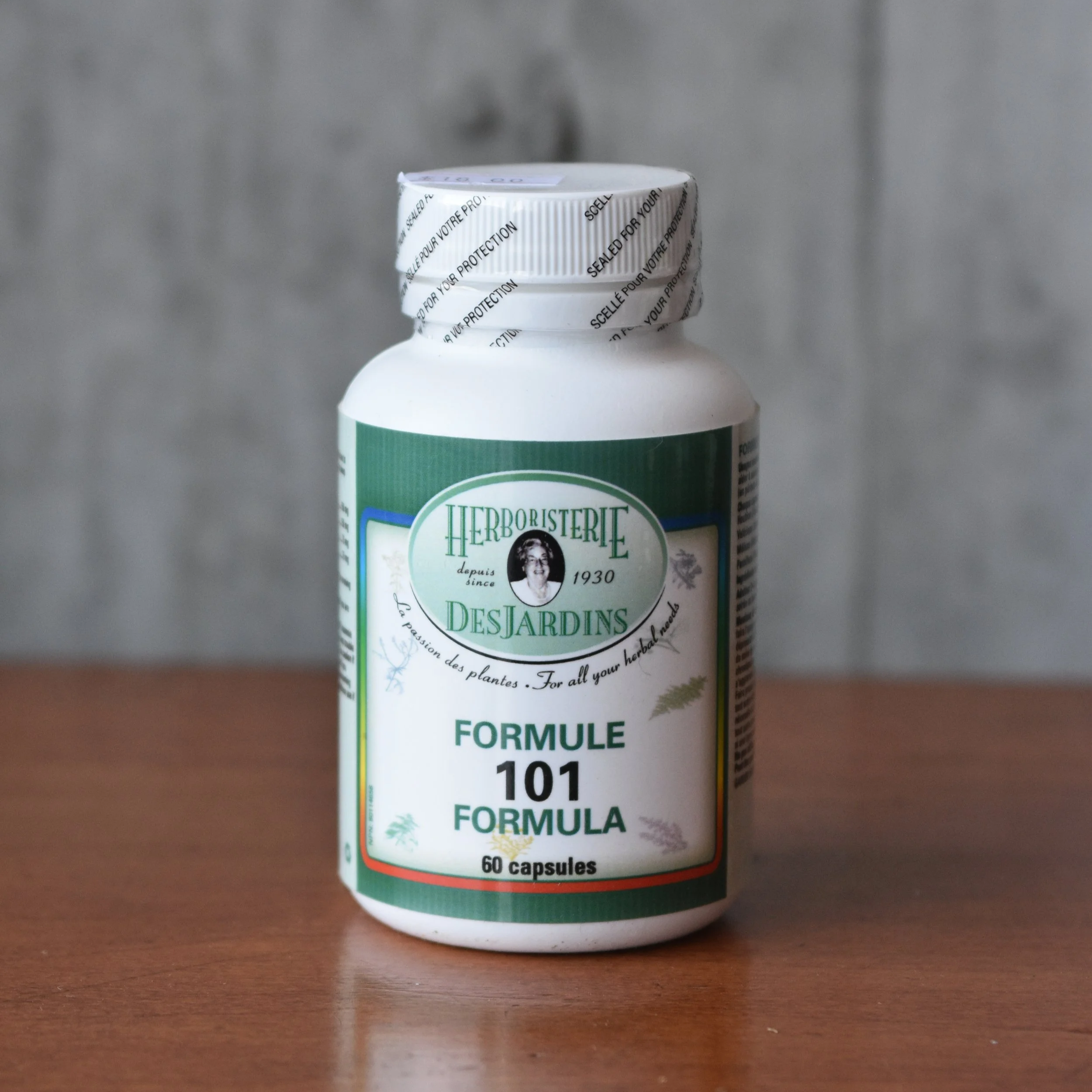 Formule 101 60 Capsules Herboristerie Desjardins