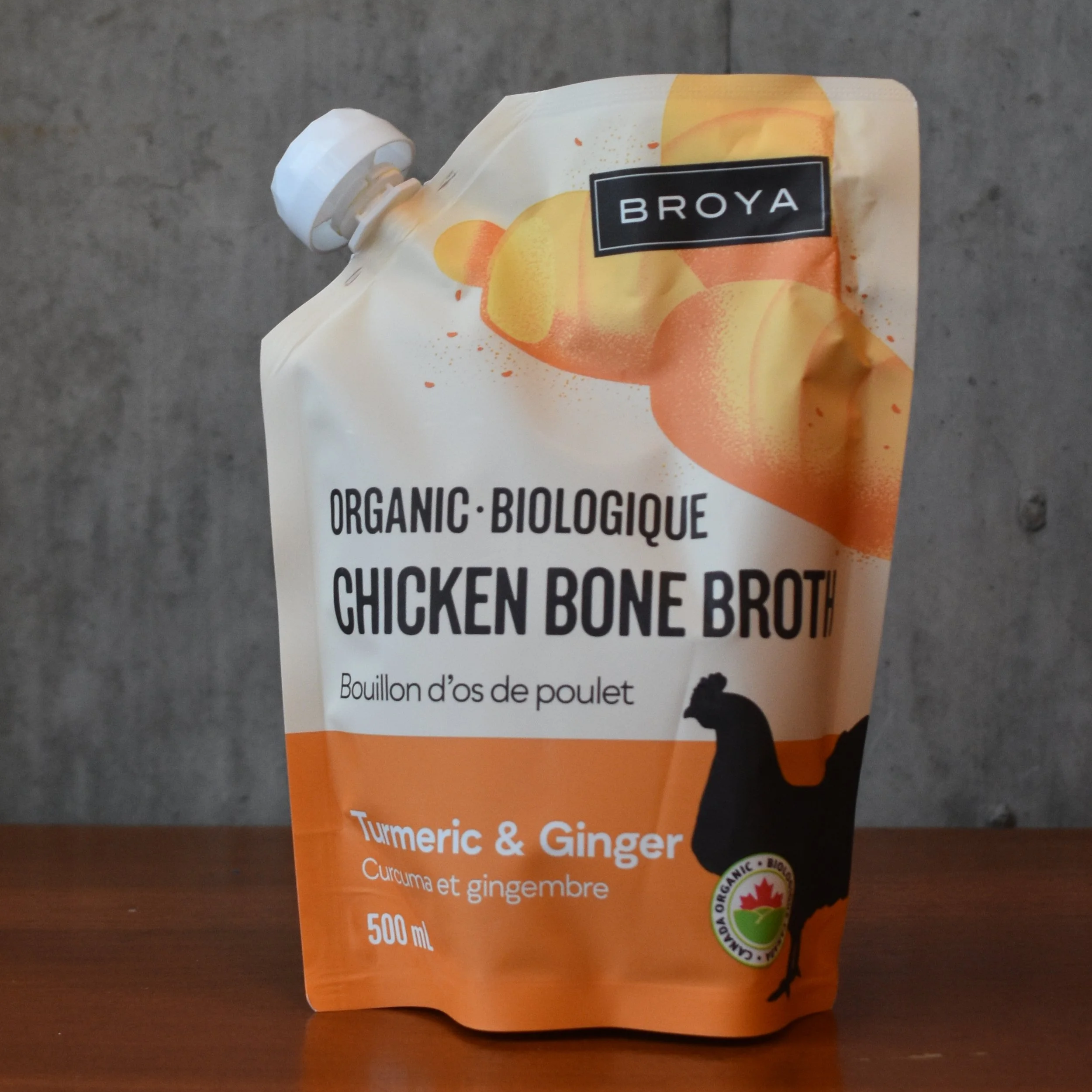 Broya Chicken Bone Broth Turmeric & Ginger 500 ml