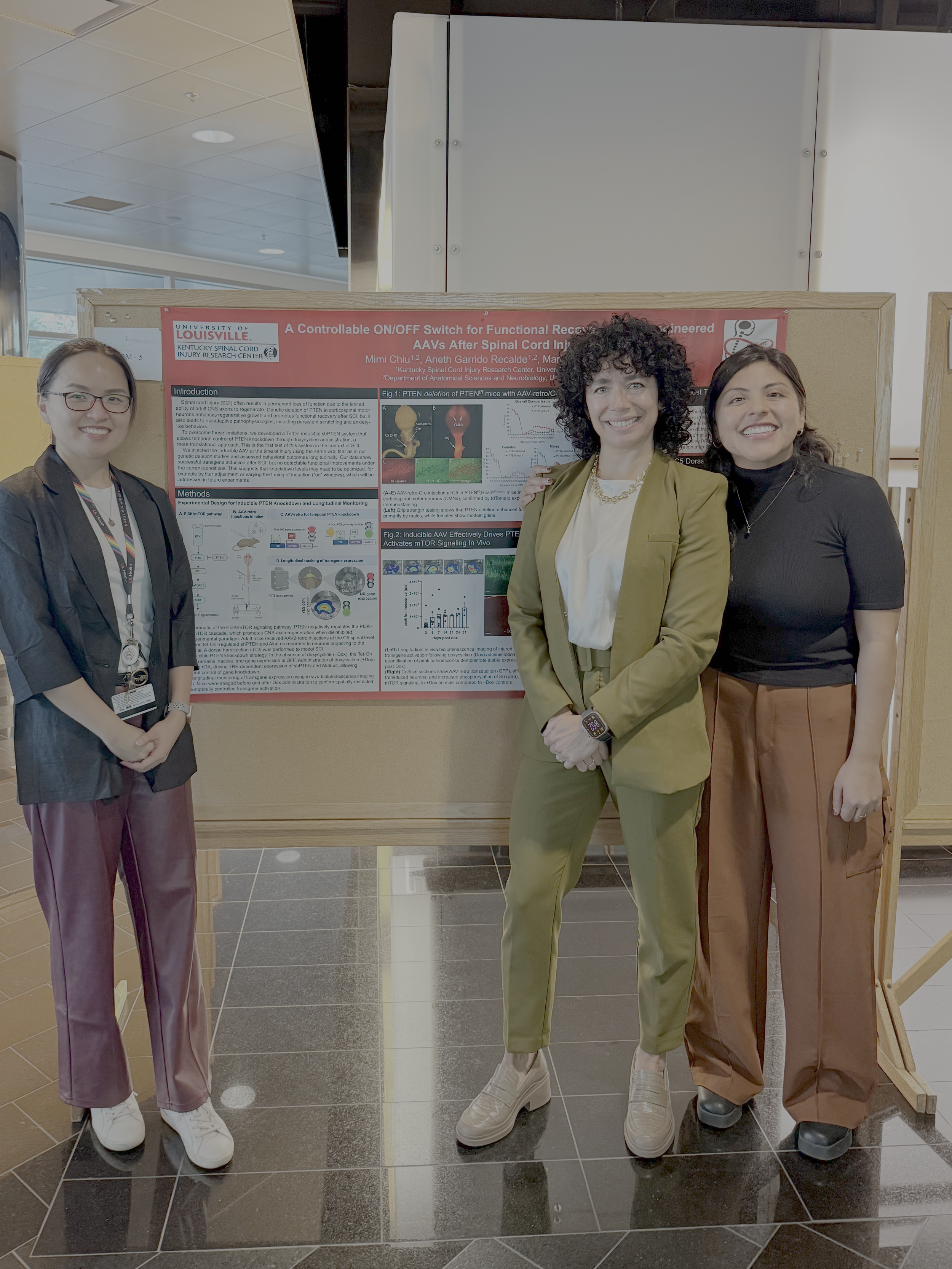  Left to right: Mimi Chiu, Mariajose Metcalfe, Aneth Garrido Recalde 