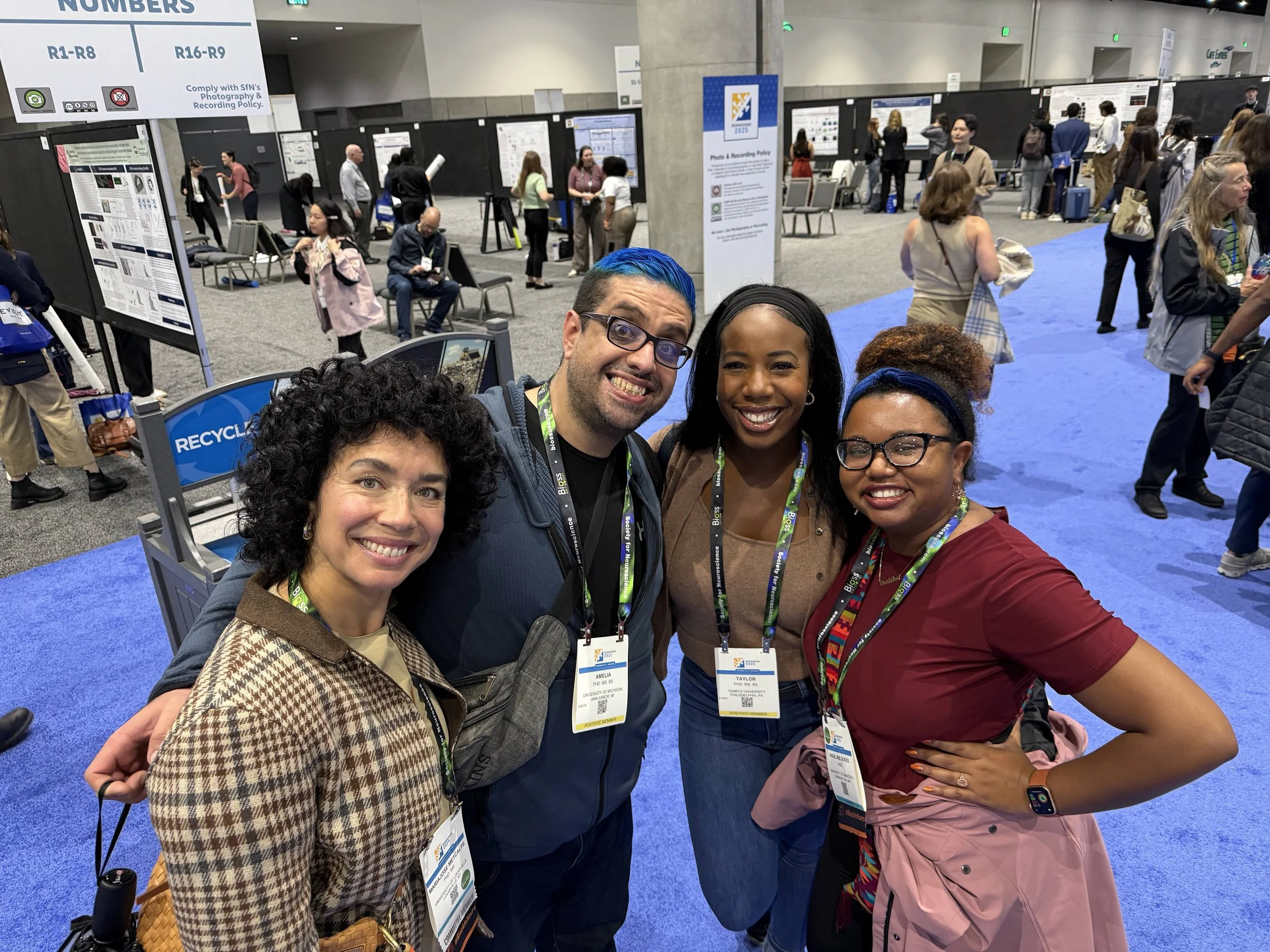 Left to right: Mariajose Metcalfe, Carlos Cardenas-Iniguez, Taylor McCorkle, Angeline Dukes  