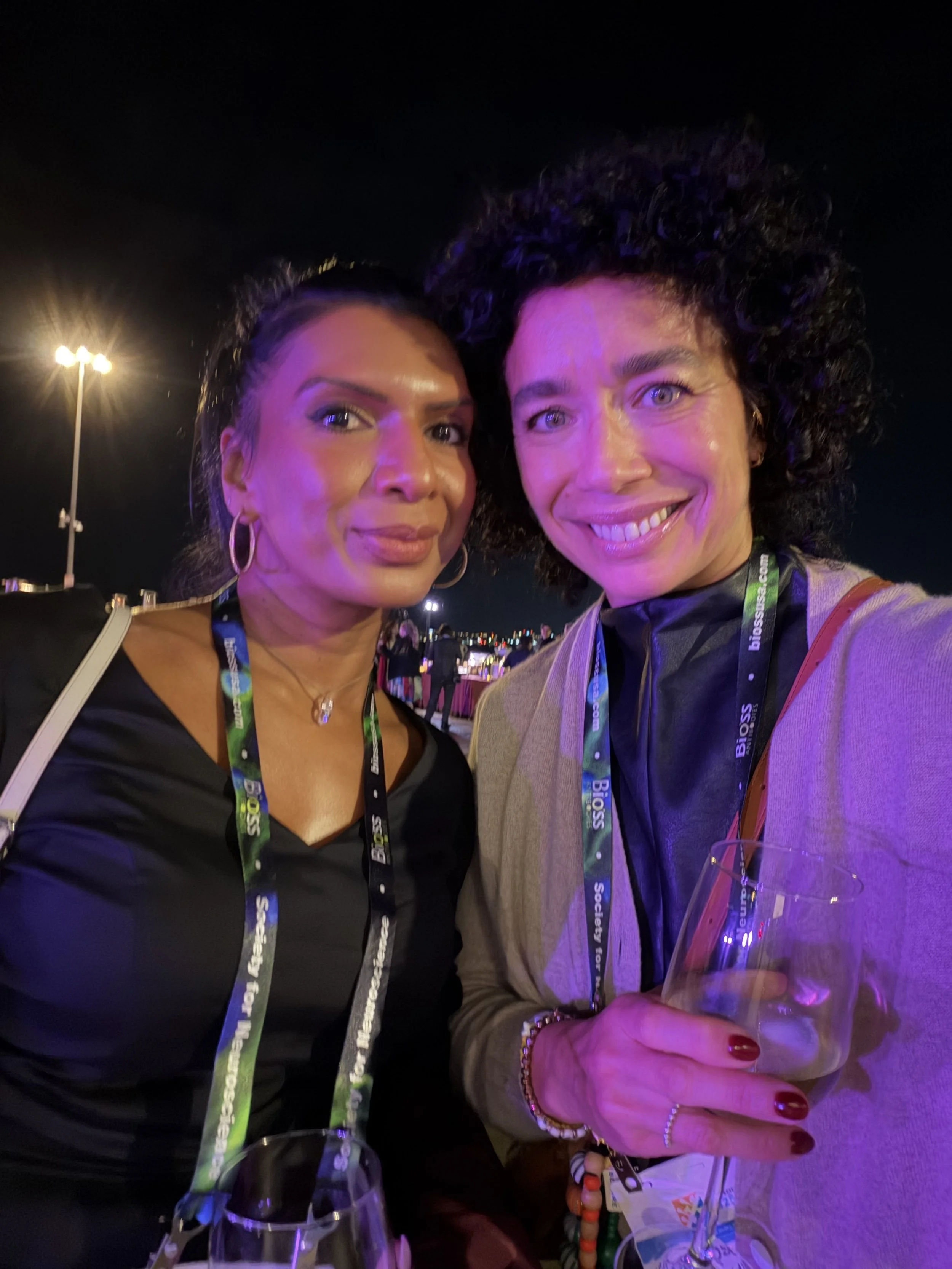  Left to right: Kajana Satkunendrarajah, Mariajose Metcalfe 