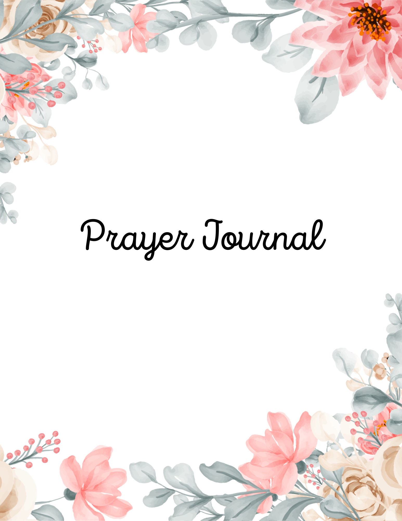 Prayer Journal