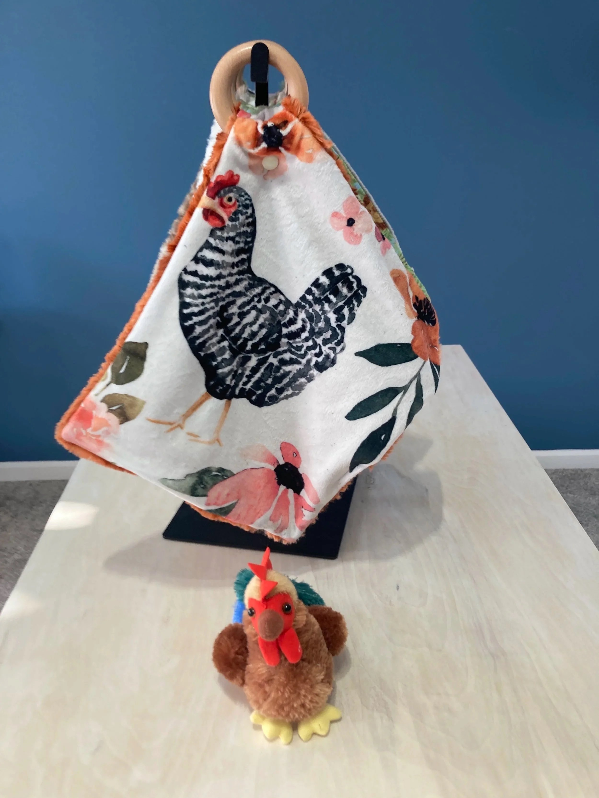 Handmade Farmhouse Chic Baby Lovey