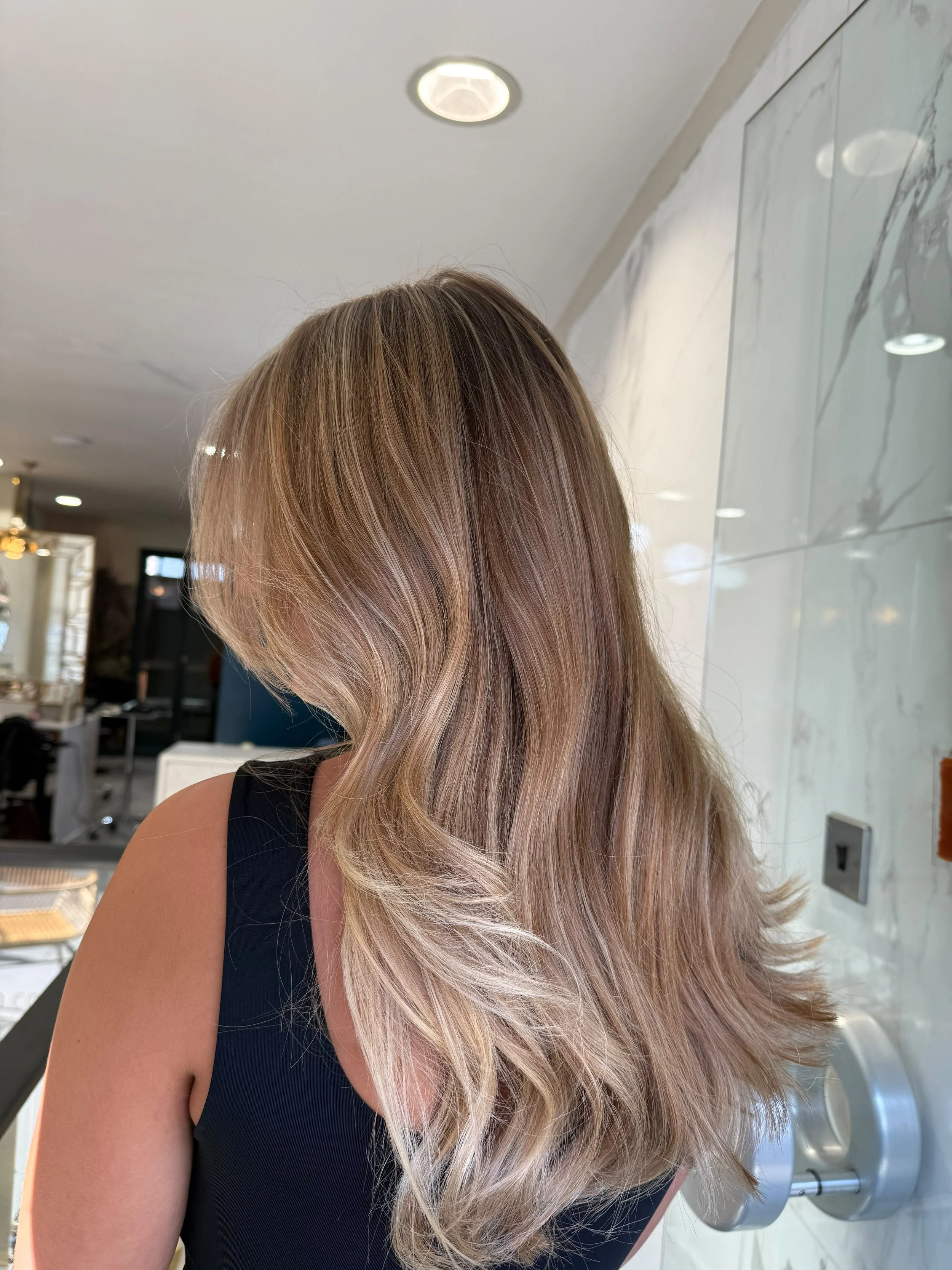 Full head highlights in London