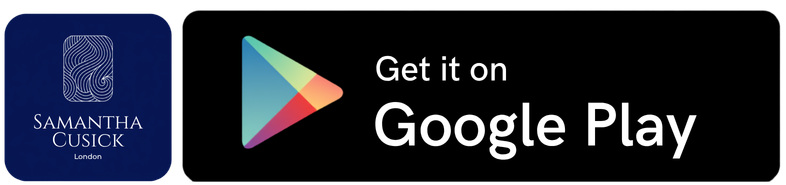 Get the Samantha Cusick London hair salon app on Google Play — book appointments in Notting Hill, Fitzrovia & Liverpool Street