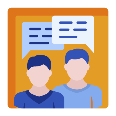 Geometric drawing of an outline square with sections divided by vertical, horizontal, and half circle lines.