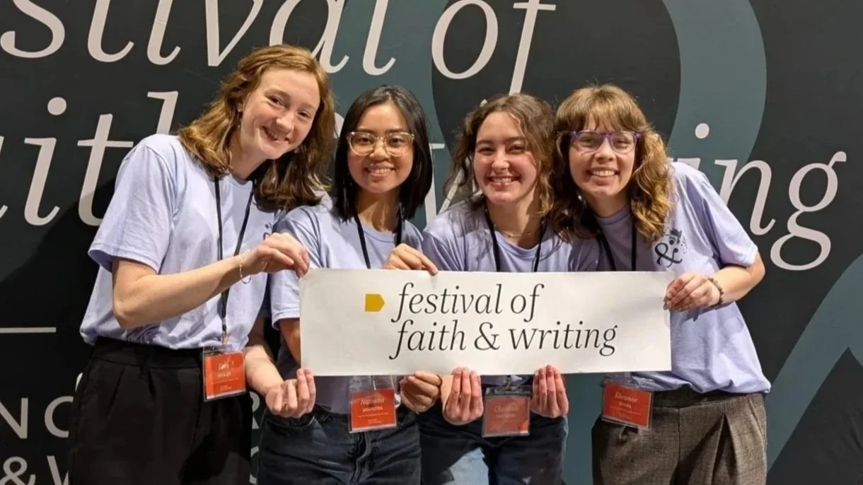 Hudson-Townsend Student Fellows at the Festival of Faith and Writing.