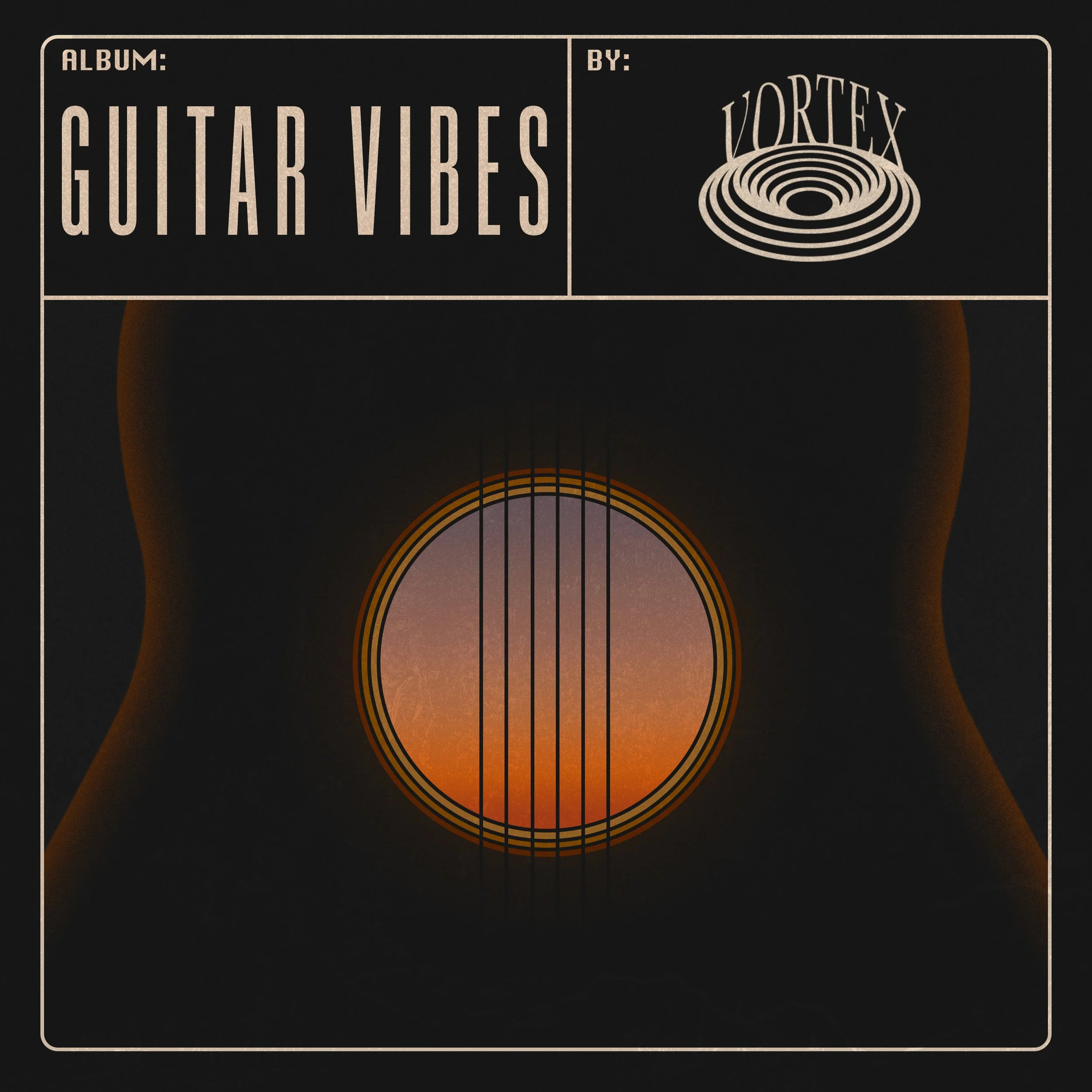 pochette playlist guitar vibes