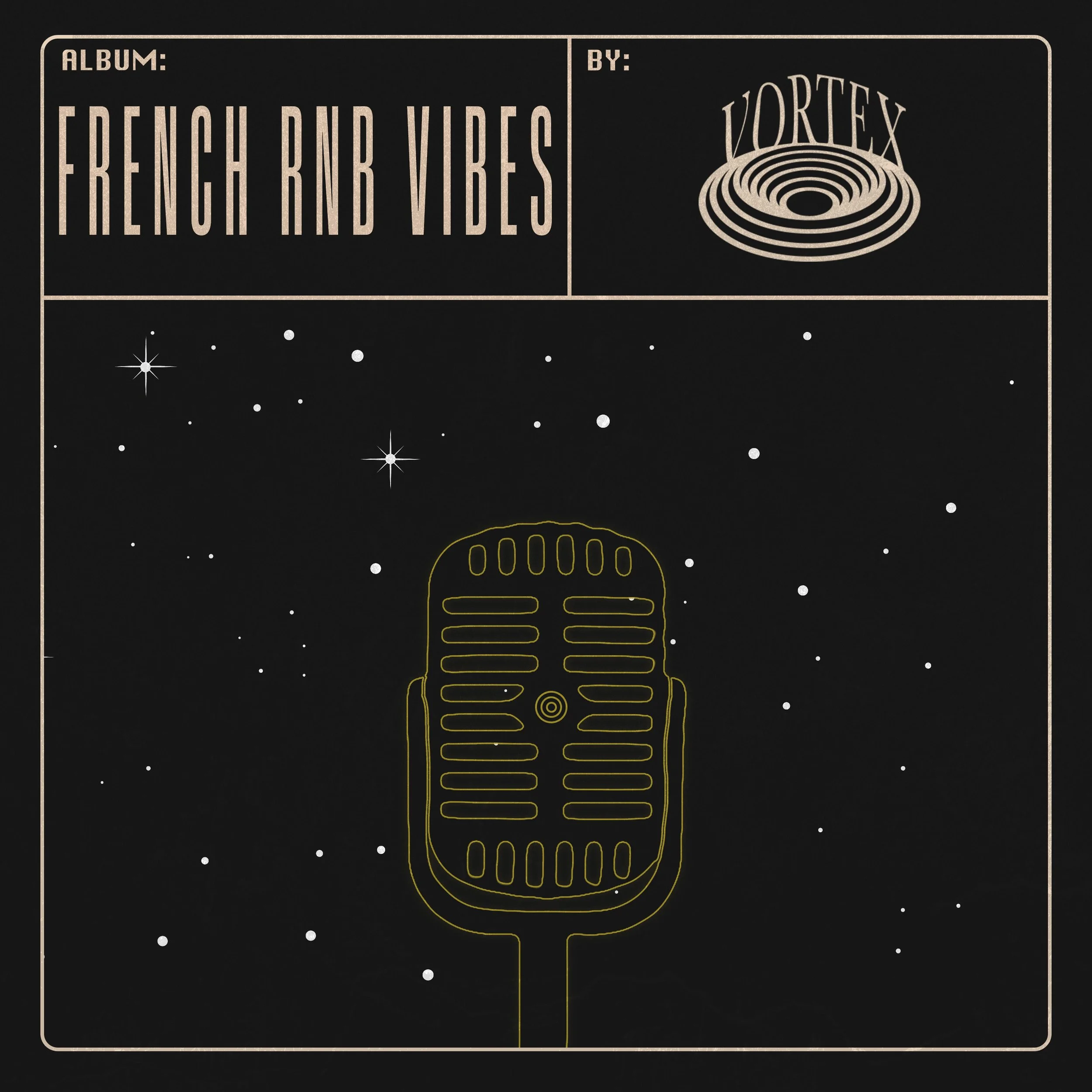pochette playlist french rnb vibes