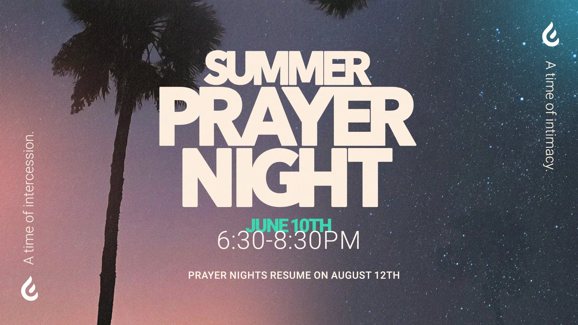 Summer Prayer Night