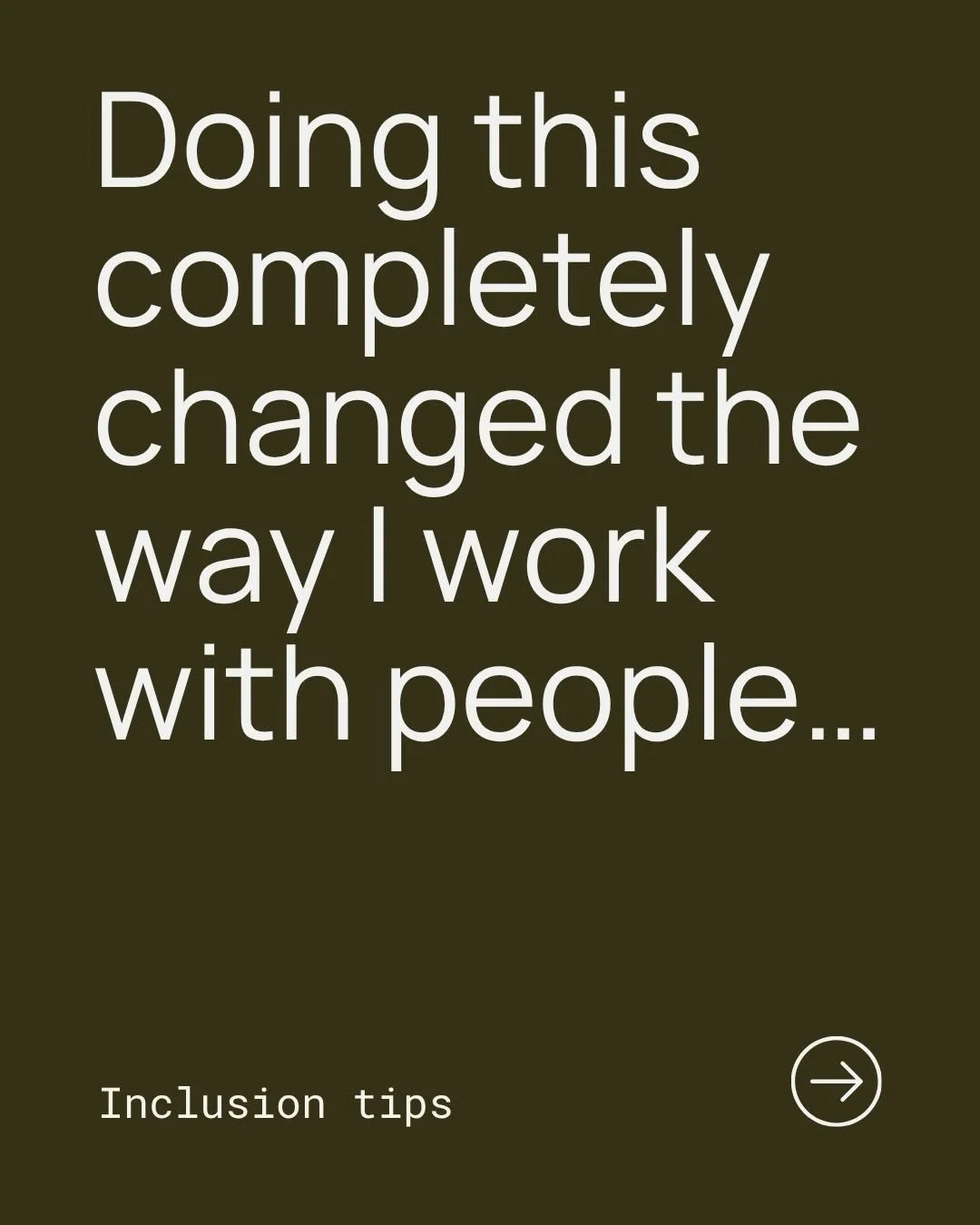 I think a lot of people associate accessibility with the final design outcome but actually it shapes the process too!

- The way we communicate.
- The way we run meetings.
- The tools we expect people to use.
- The assumptions we make about how peopl