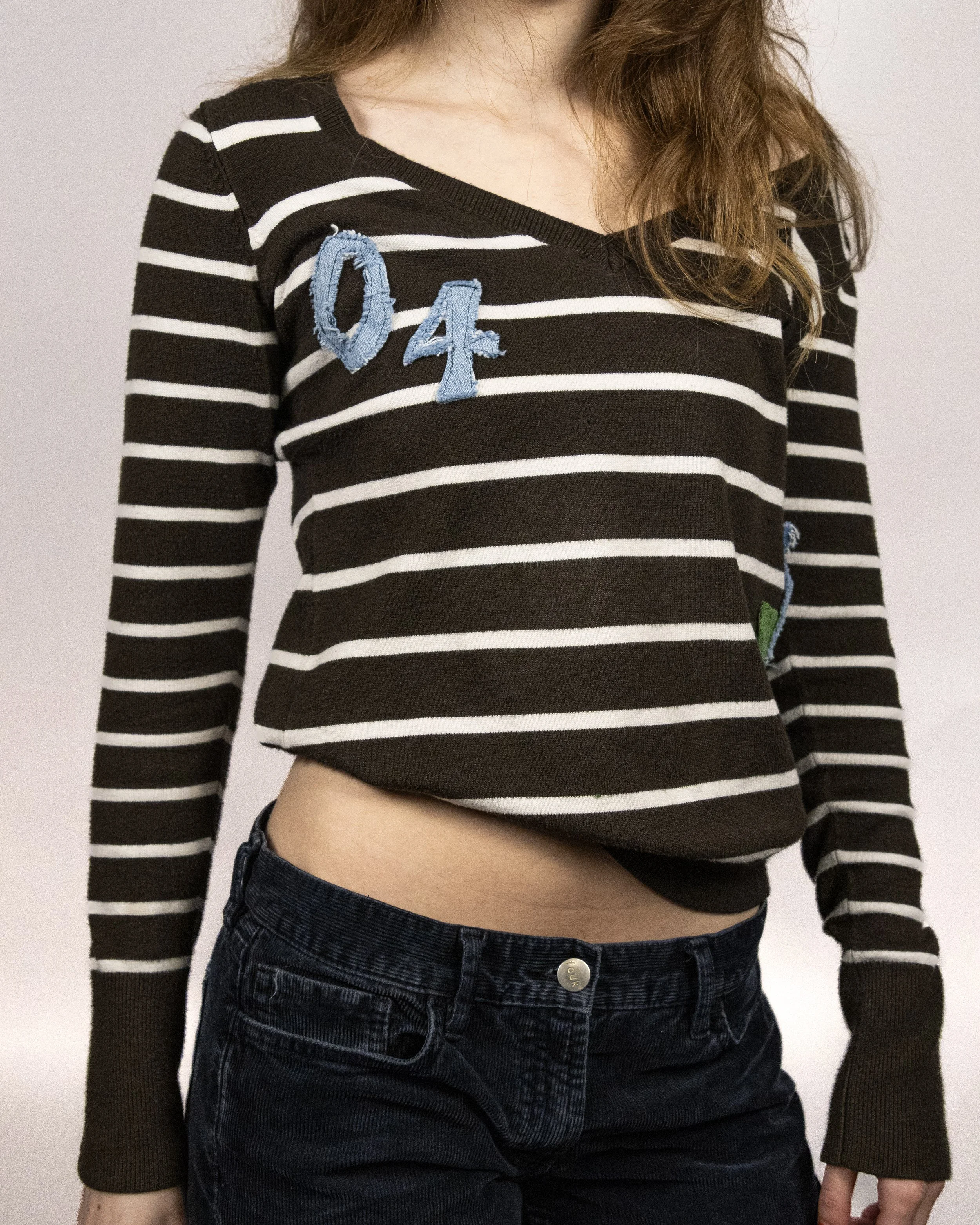 Brown Striped 04' Sweater