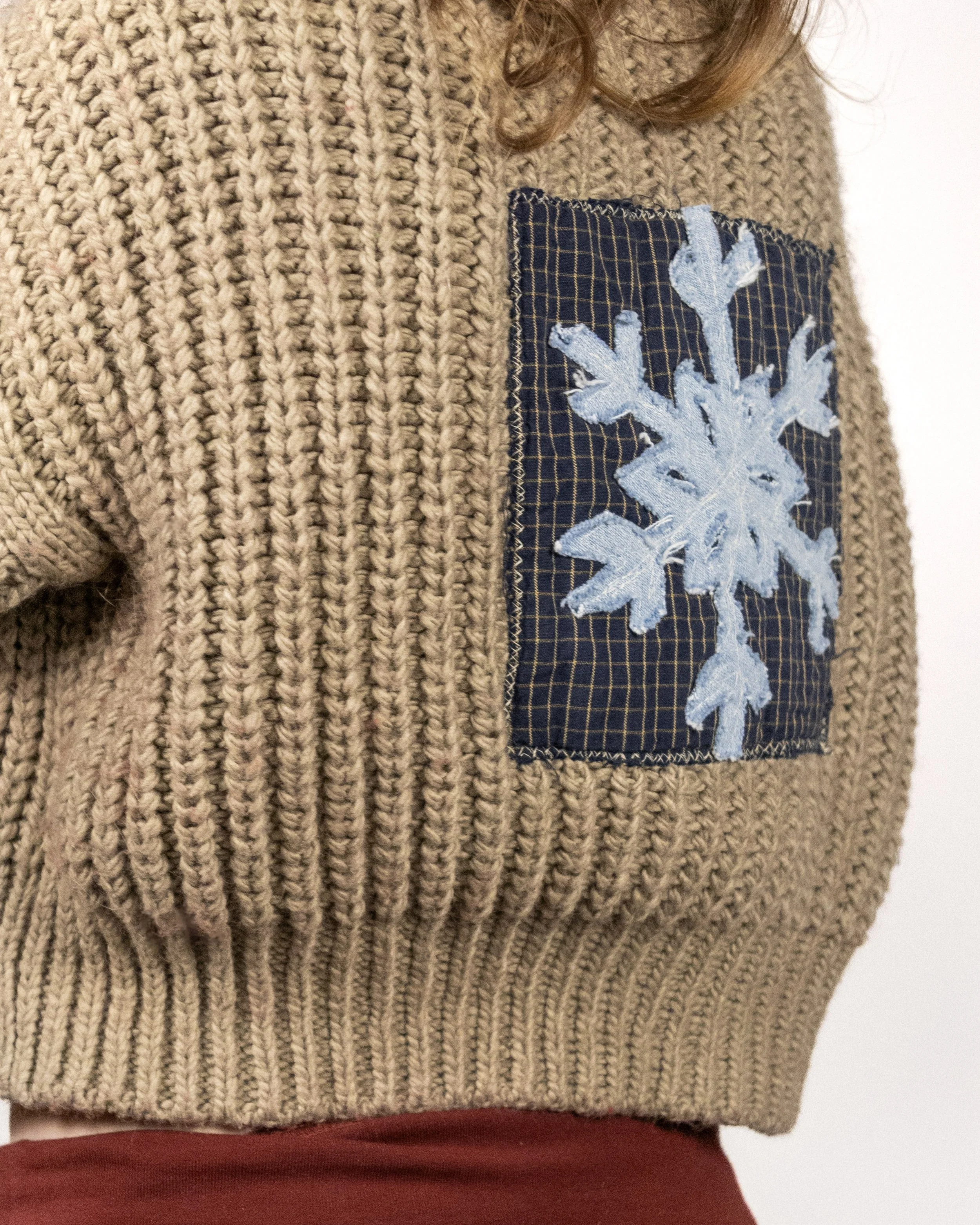 Snowflake Patchwork Sweater