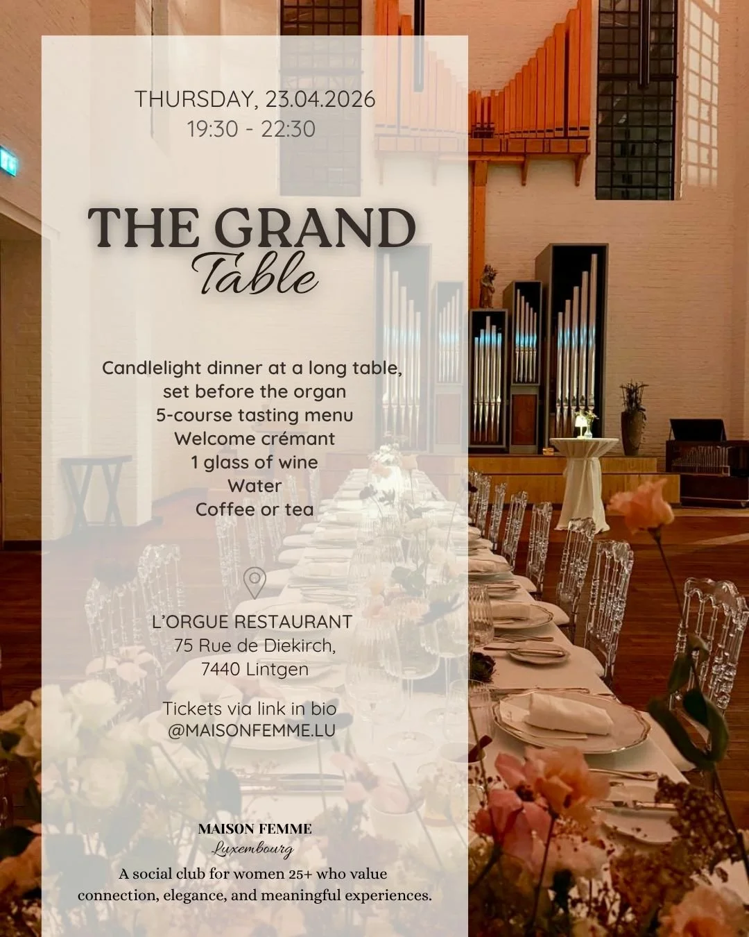 The Grand Table | by Maison Femme