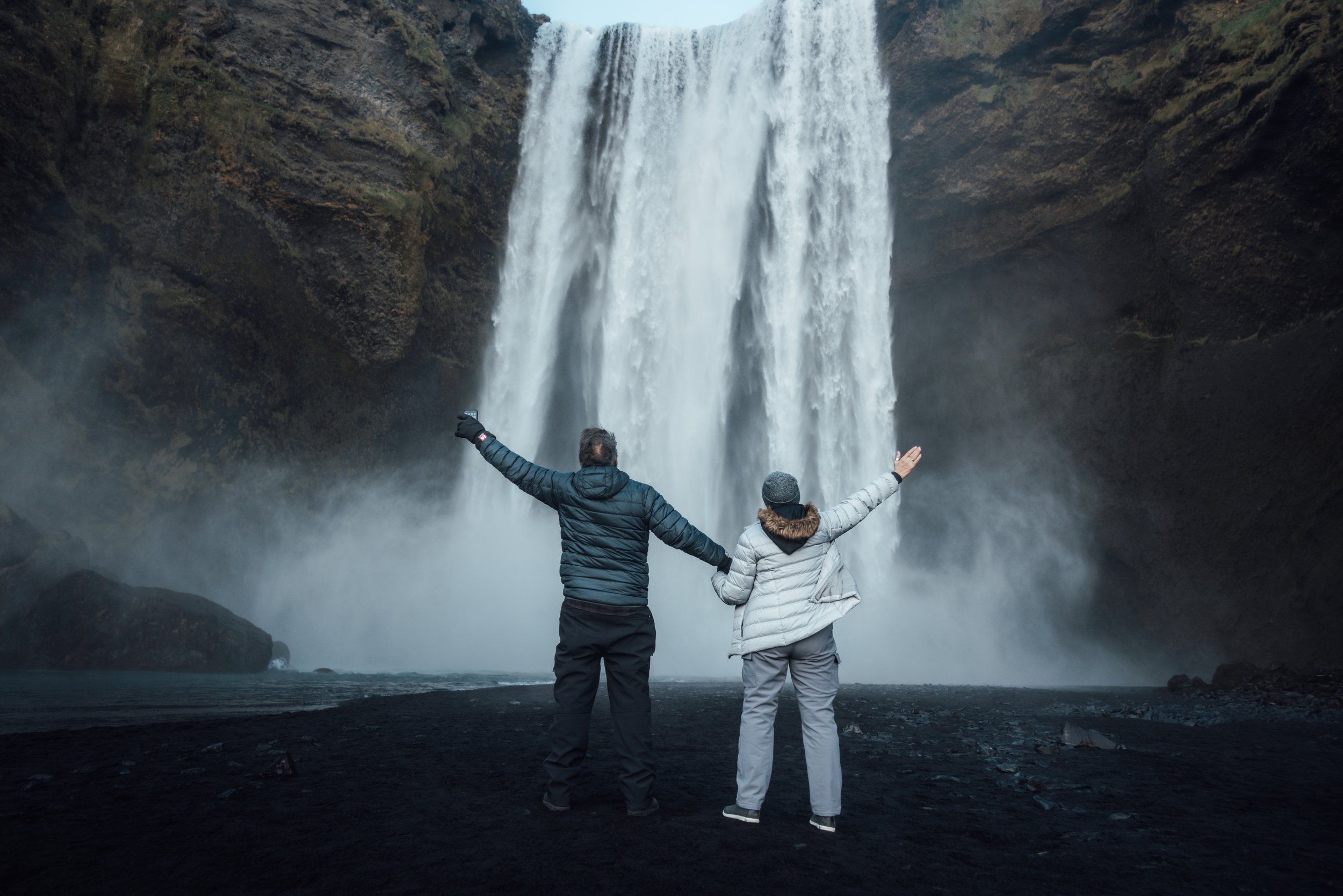 An intimate proposal experience in Iceland, photographed by Jónas Karl Jónsson