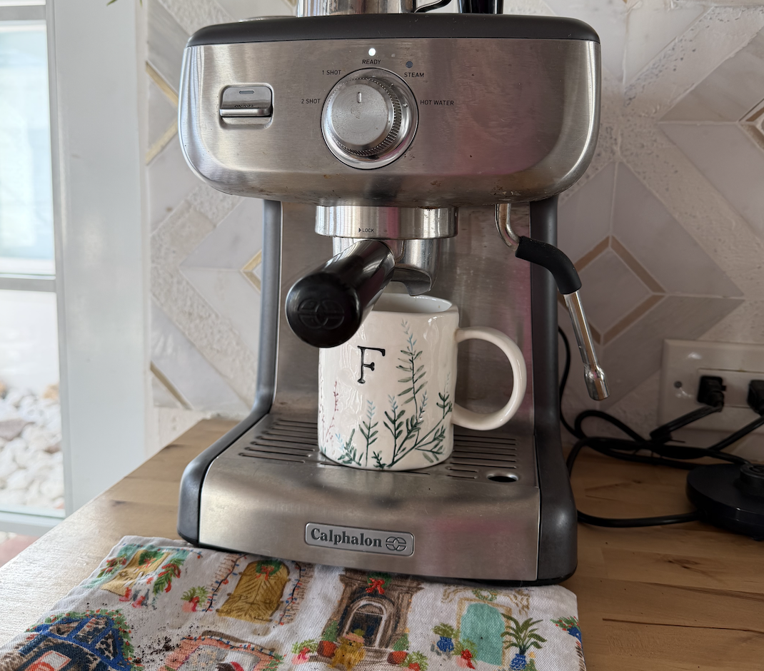 The First Espresso Back Home