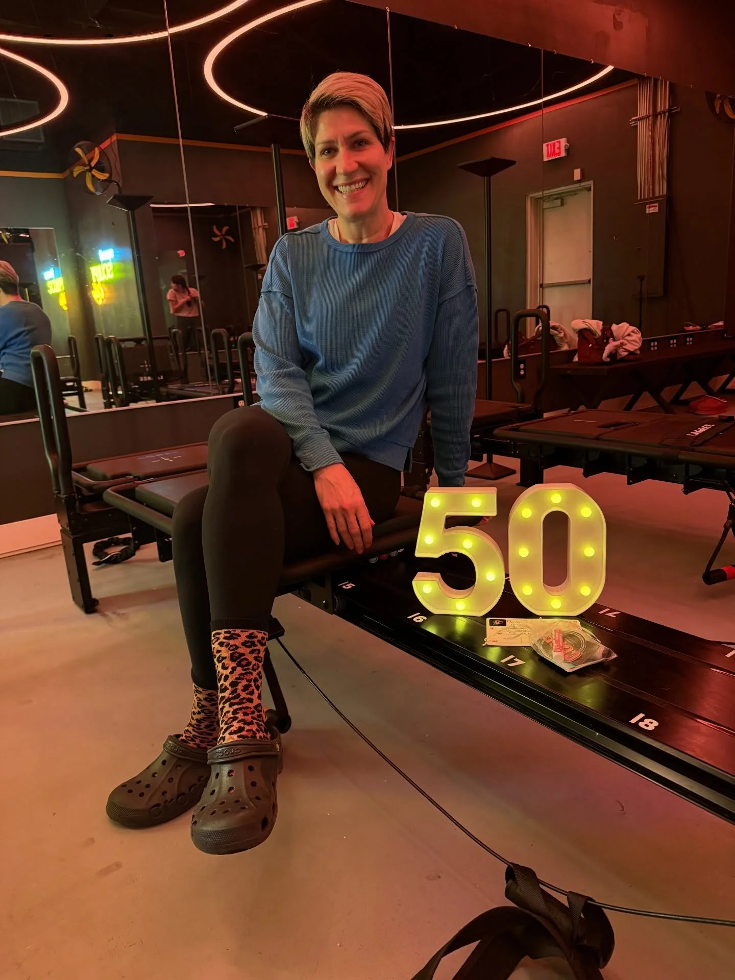 ⚡️𝐂𝐎𝐍𝐆𝐑𝐀𝐓𝐔𝐋𝐀𝐓𝐈𝐎𝐍𝐒 𝐓𝐑𝐈𝐒𝐇𝐀⚡️

50 classes down!!! So proud of you!!! You took a chance on us during our Preview Weeks and never looked back.  We are so thankful you walked through our doors and for YOU!!! 

When asked what Trisha lo