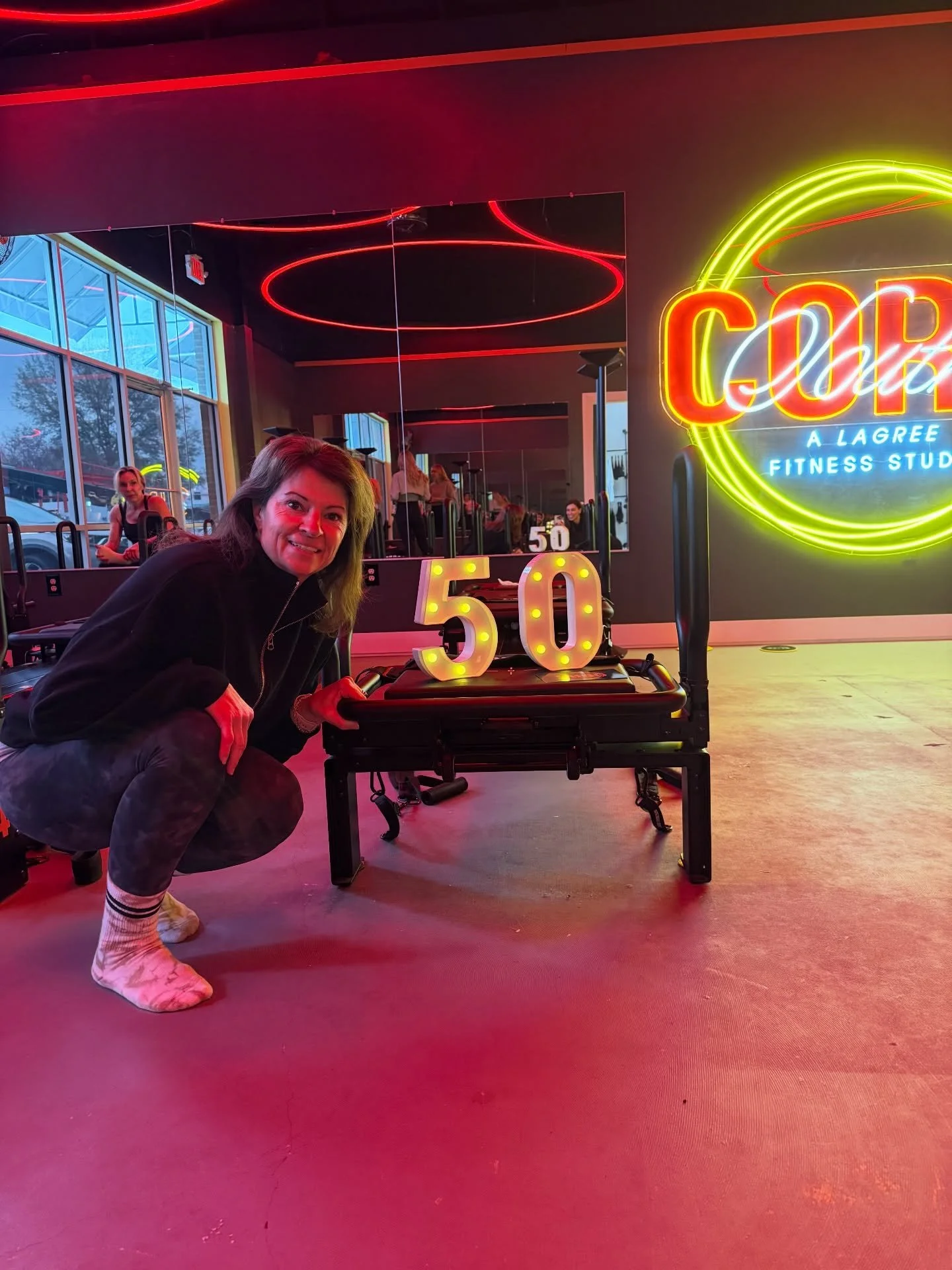 💛𝐋𝐄𝐒𝐋𝐈𝐄💛

Huge congratulations to Leslie for reaching 50 classes!! Your dedication and strength is truly inspirational!  We are so proud of you!!! 👏👏👏

Why does Leslie love CoreSouth?  She said,
&ldquo;I love the positive energy and encour