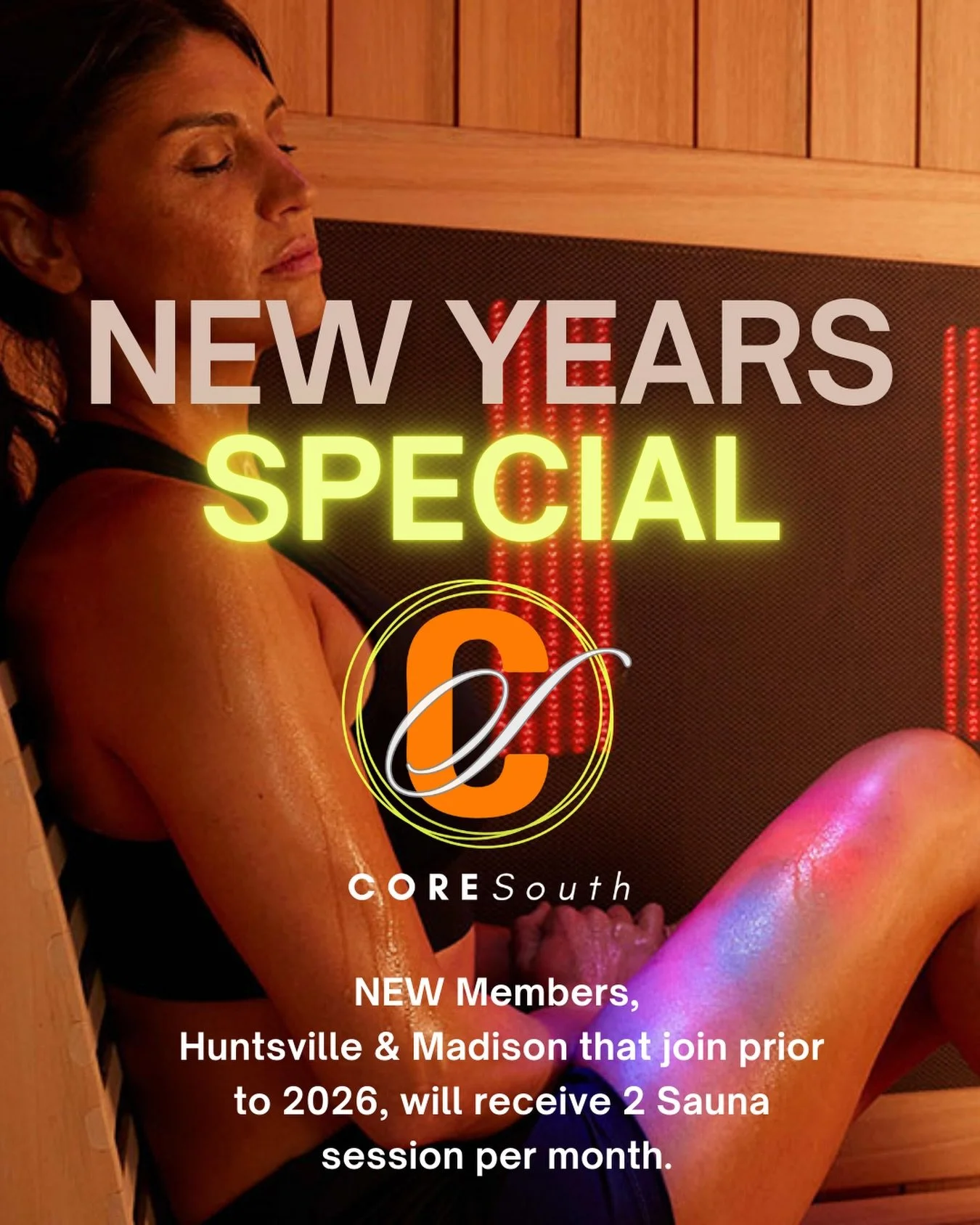 Our Saunas are here and it&rsquo;s time to celebrate! 🧡

All new members who join us now, through December 31st will receive 2, 30minute Smart Saunas per month. 

Benefits of our new saunas include:
*increased metabolism 
*toxin release
*improved he